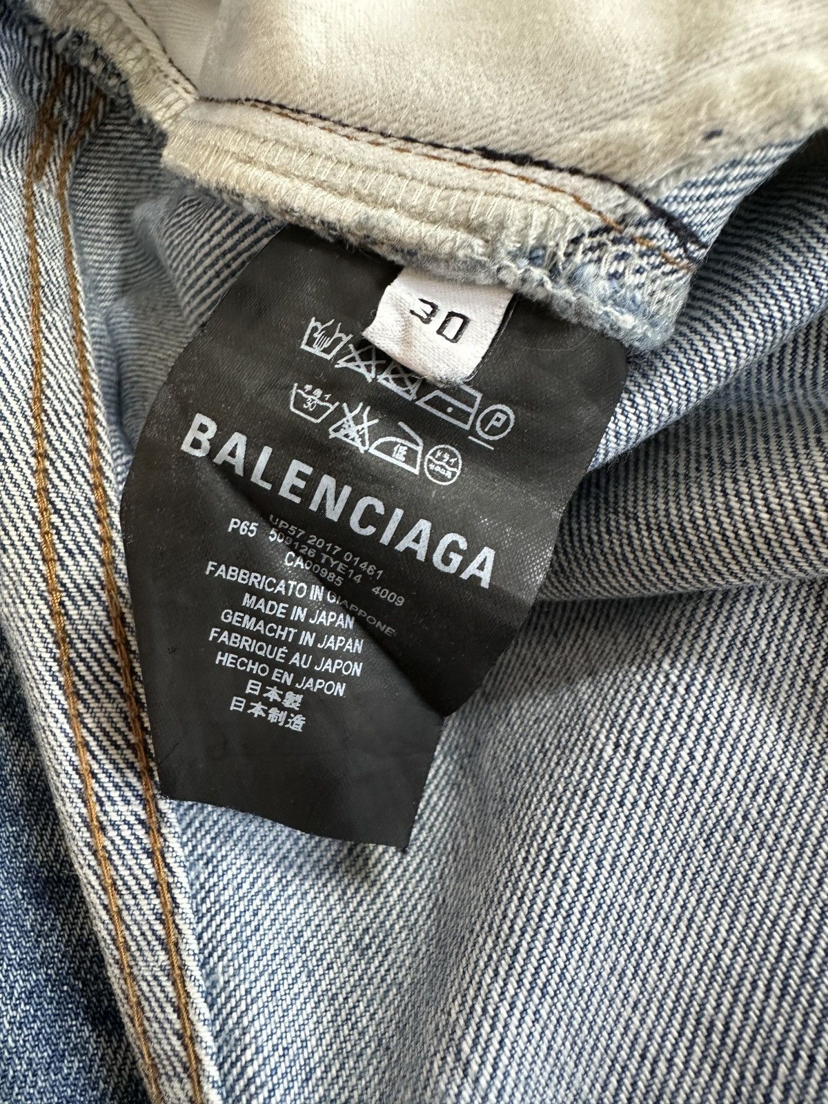 Balenciaga Balenciaga Zip Denim Size US 30 / EU 46 - 7 Thumbnail