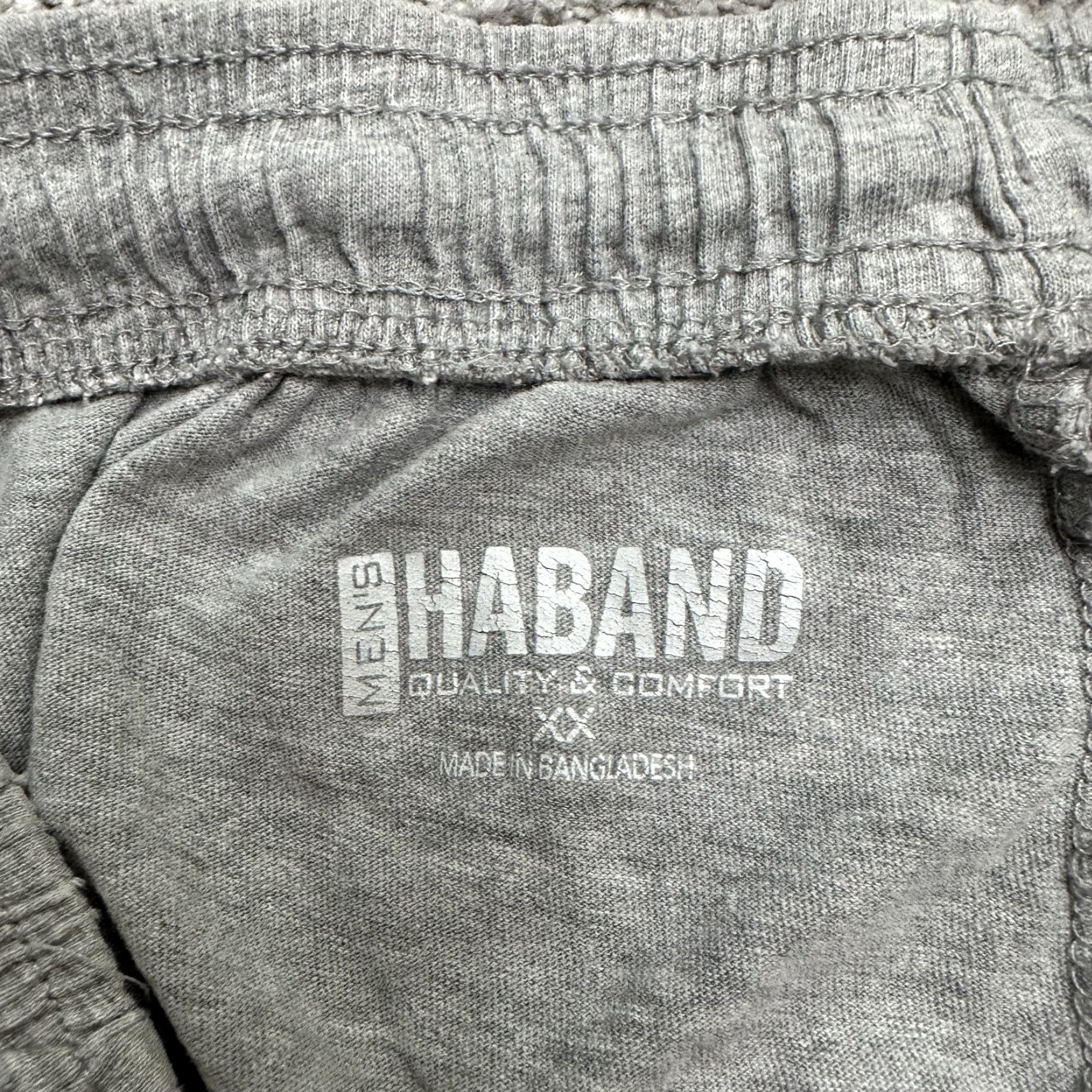Haband Haband Shorts Mens XXL Gray Cotton Drawstring Elastic Waist Pocket Casual Size US 39 - 7 Thumbnail
