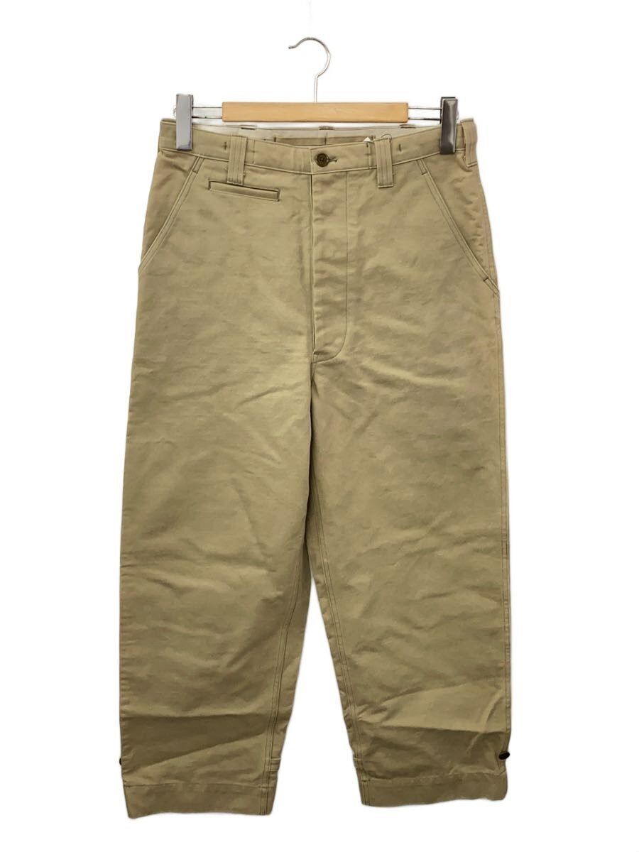A.PRESSE Green Cotton Straight Pants Motorcycle Trousers Size US 30 / EU 46 - 1 Thumbnail