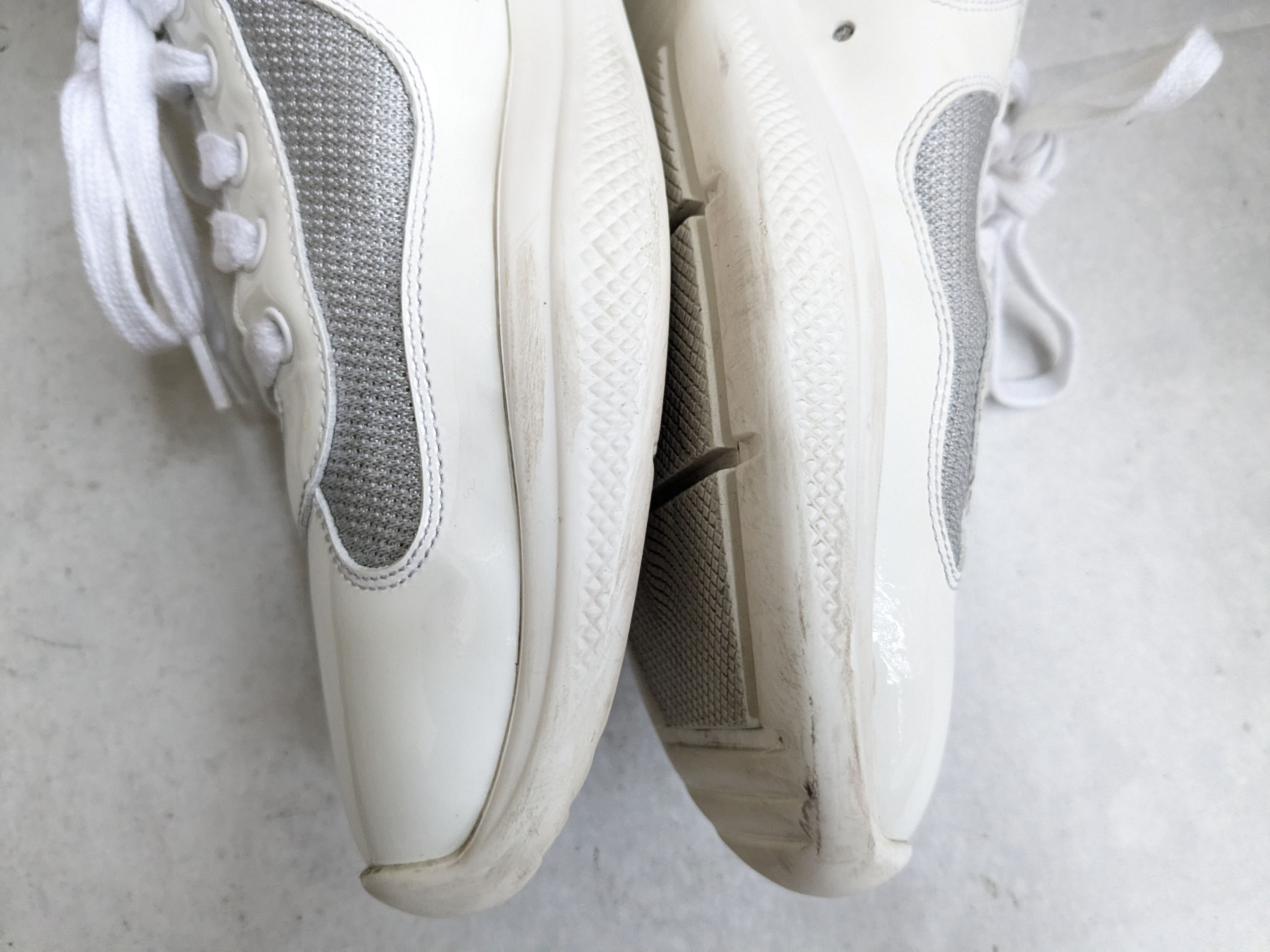 Prada Prada America's Cup Sneakers White Patent Leather 13 Size US 13 / EU 46 - 11 Thumbnail