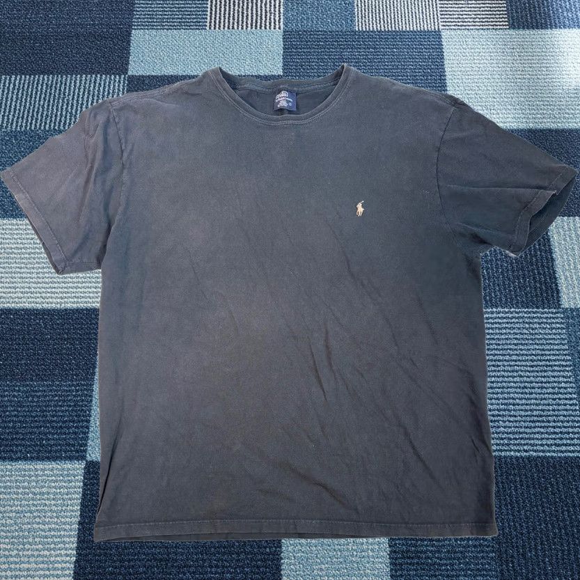 Polo Ralph Lauren Polo Ralph Lauren Mens Large Black Short Sleeve Pony Logo Cotton Shirt Faded Size US L / EU 52-54 / 3 - 1 Thumbnail