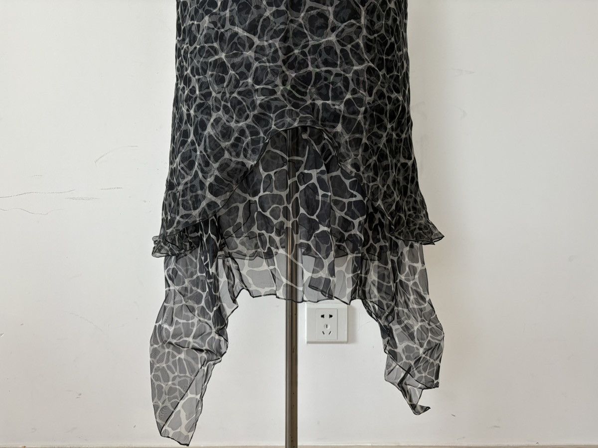 Helmut Lang 2002ss 3D cell print silk layered dress Size S / US 4 / IT 40 - 6 Thumbnail