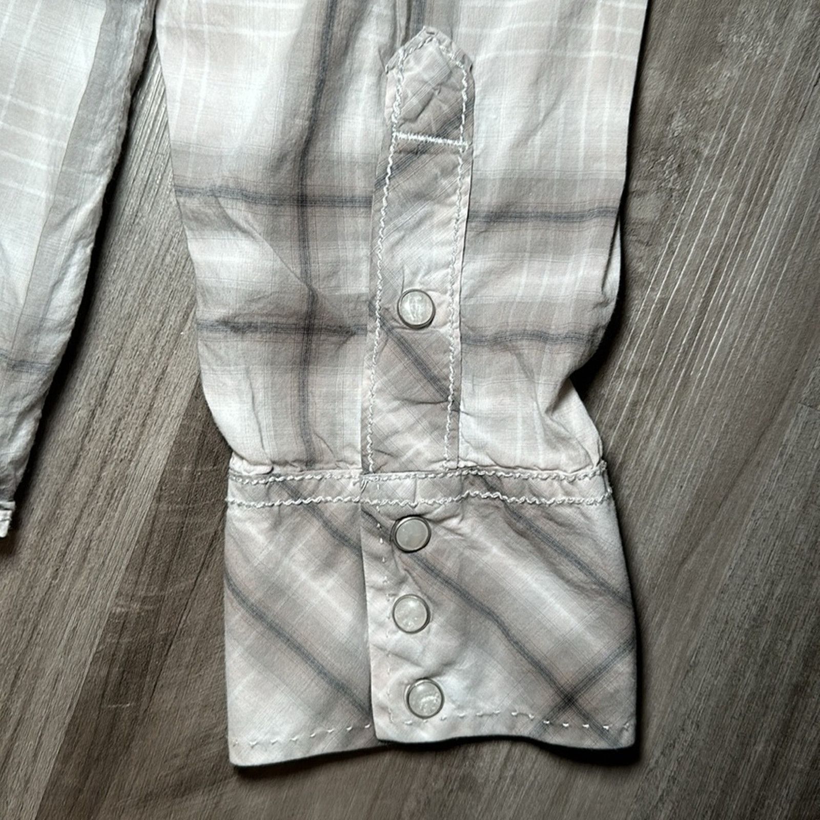 BKE BKE Slim Fit Long Sleeve Pearl Snap Button - 2XL Size US XXL / EU 58 / 5 - 4 Thumbnail
