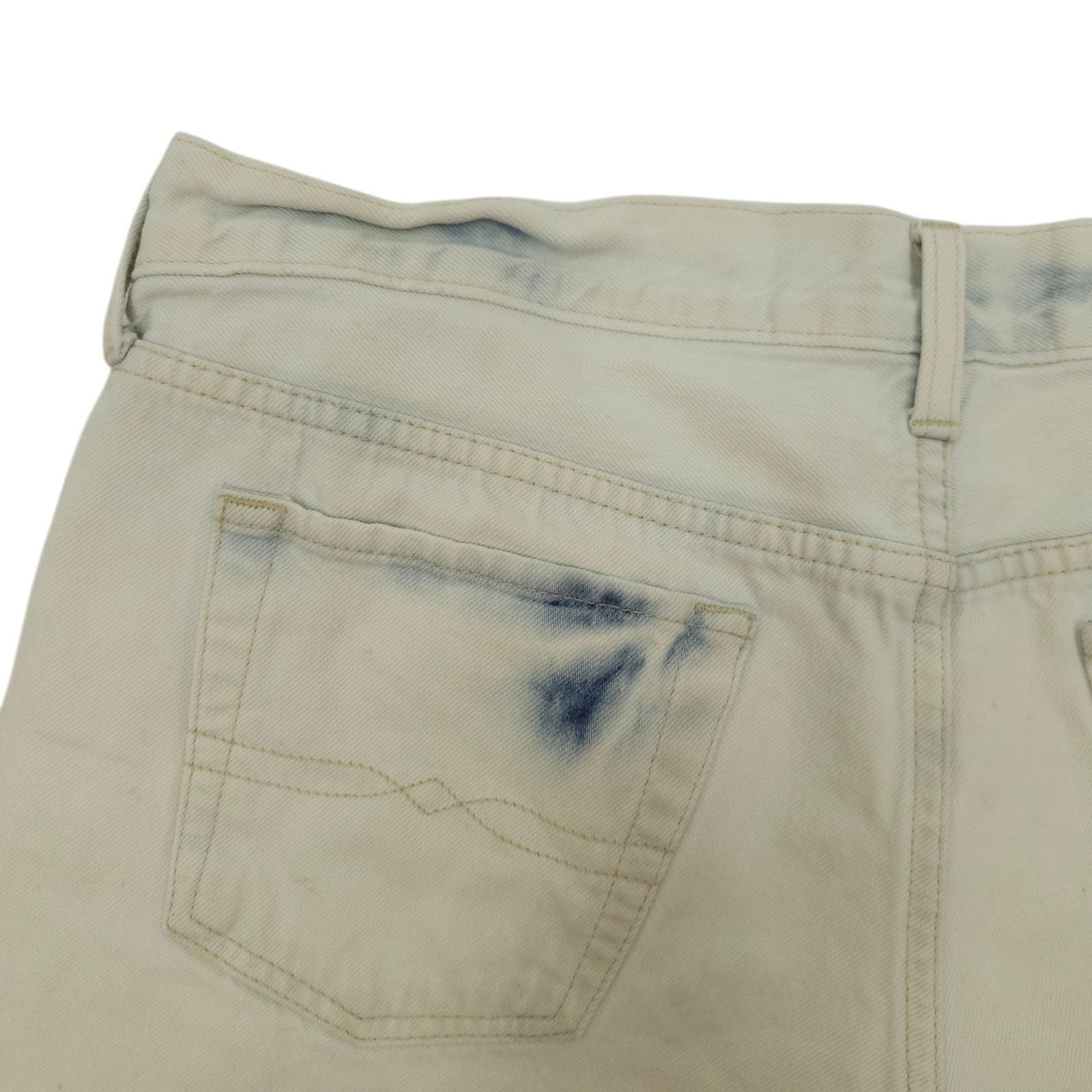 Lucky Brand Lucky Brand The Cut Off Denim Shorts 10/30 Boho White Acid W Size 32" / US 10 / IT 46 - 15 Thumbnail