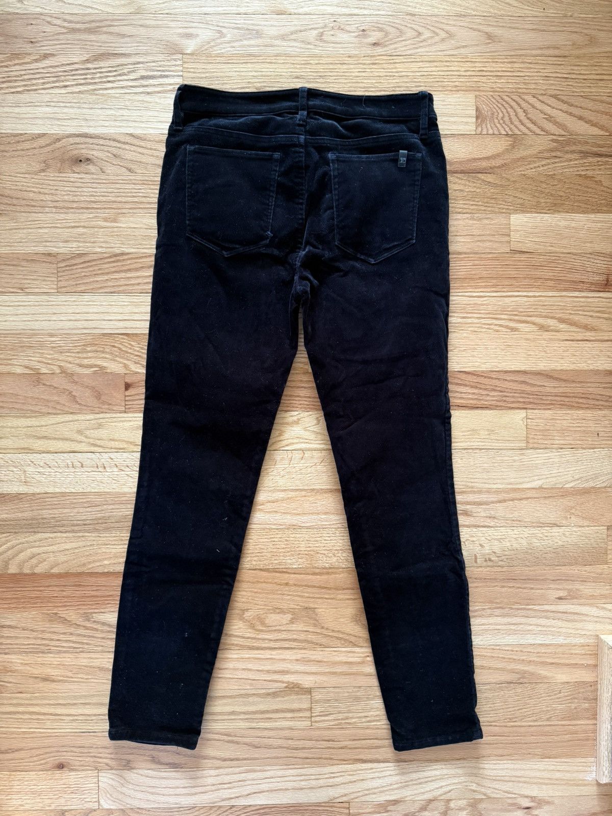 Joe's Joe’s Jeans Women Black Velvet Skinny Jeans 28W Size 28" / US 6 / IT 42 - 2 Thumbnail