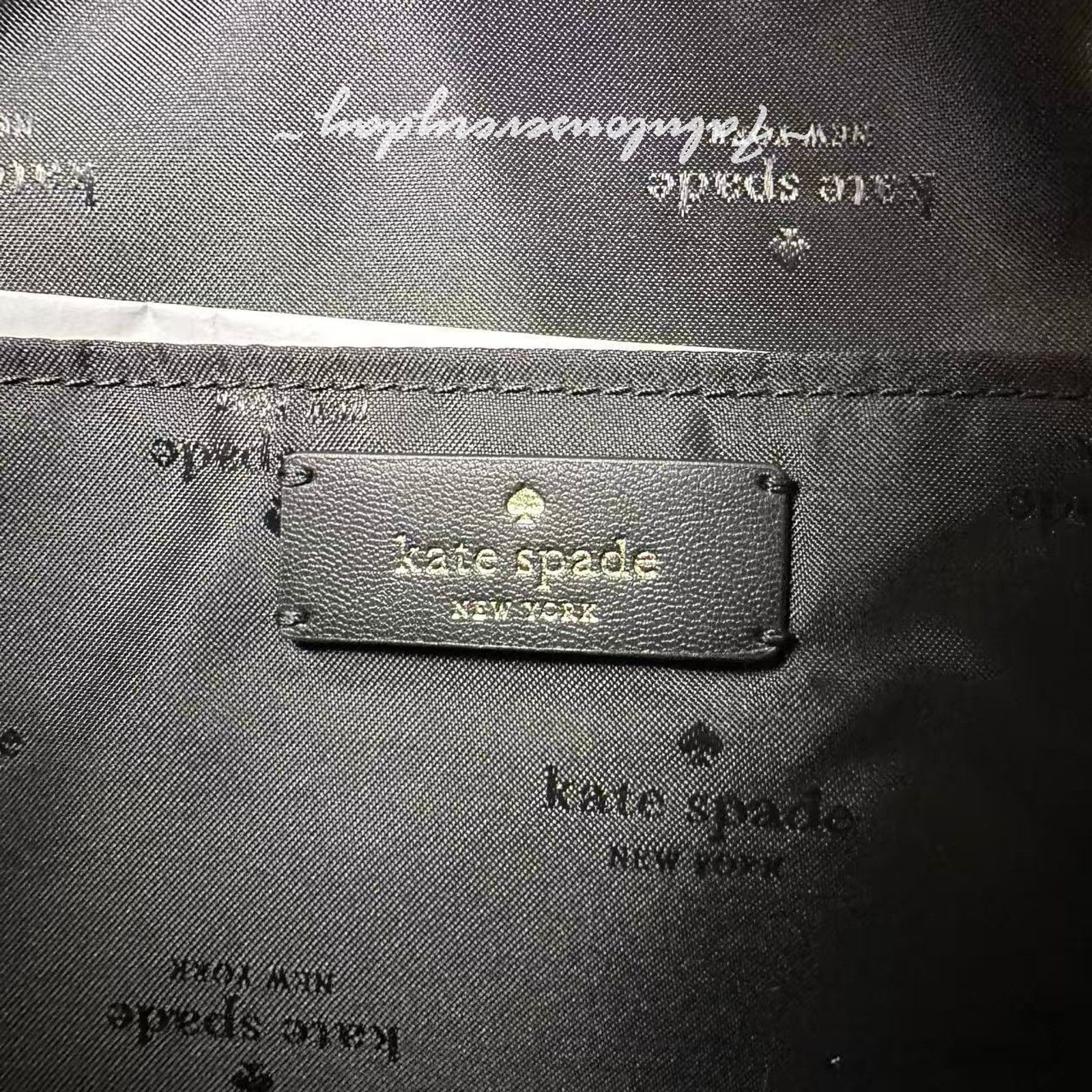 Kate Spade Kate Spade Knott Tote Bag Shoulder Bag Leather/Black KN658 Size ONE SIZE - 8 Thumbnail