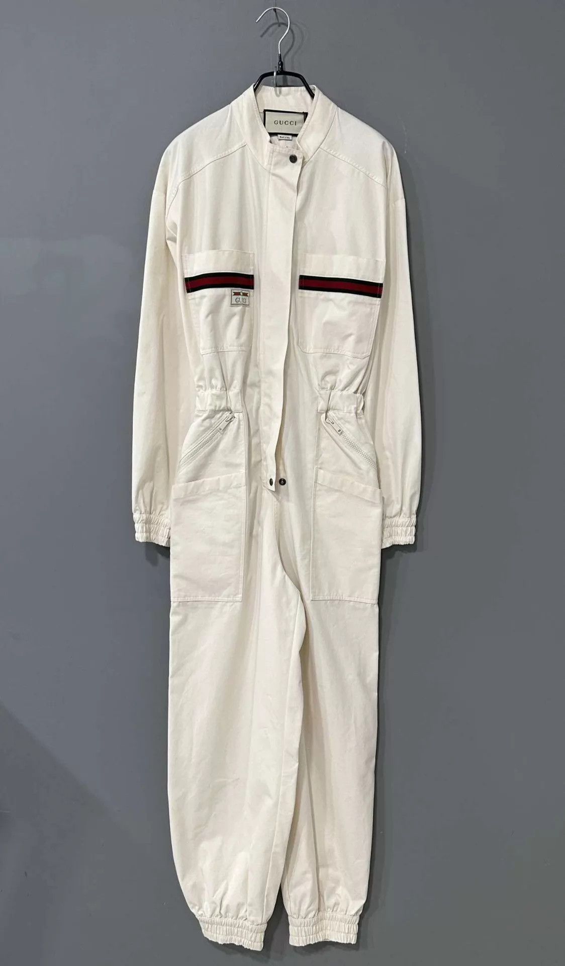 Gucci GUCCI Women's XS Cargo Jumpsuit New with Tags Size 25" / US 0 / IT 36 - 1 Thumbnail