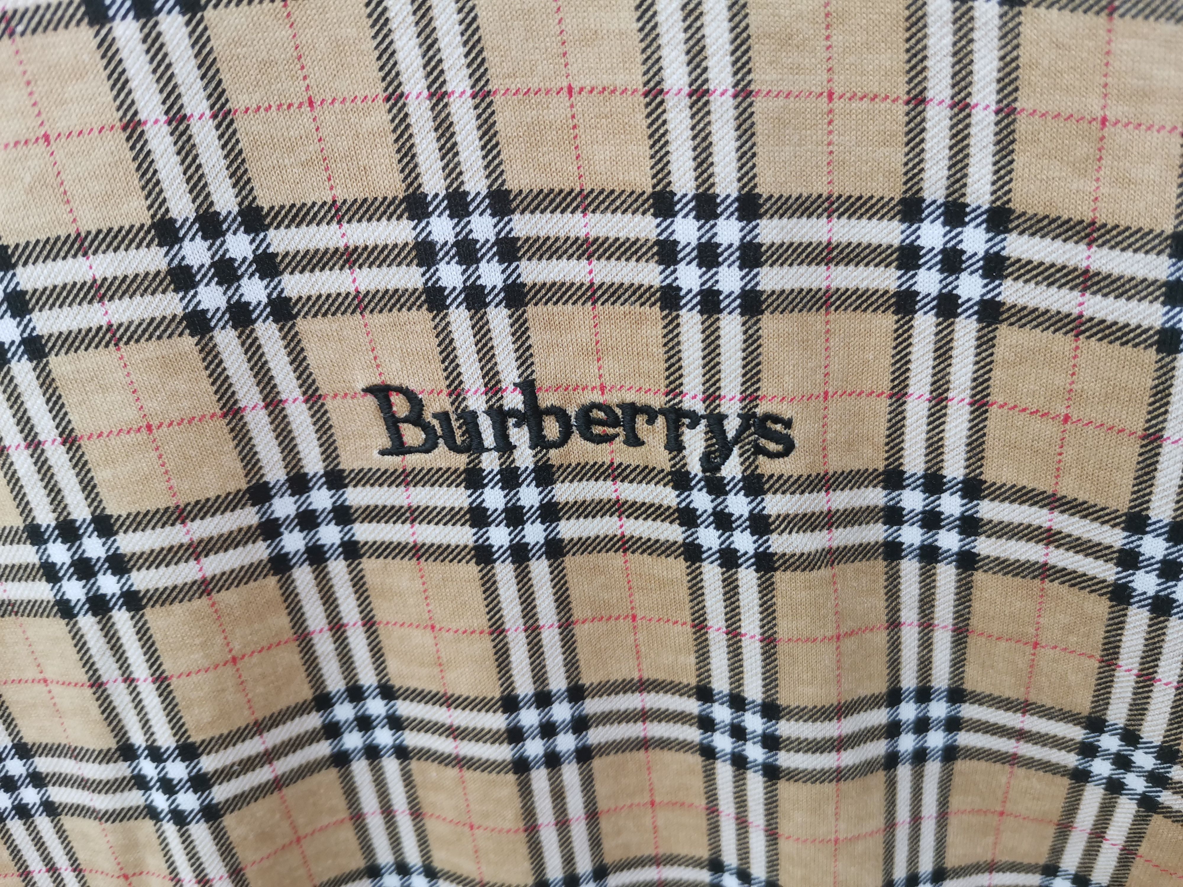 Burberry × Vintage Rare vintage Burberry's sweatshirt nova check design Size US L / EU 52-54 / 3 - 8 Thumbnail