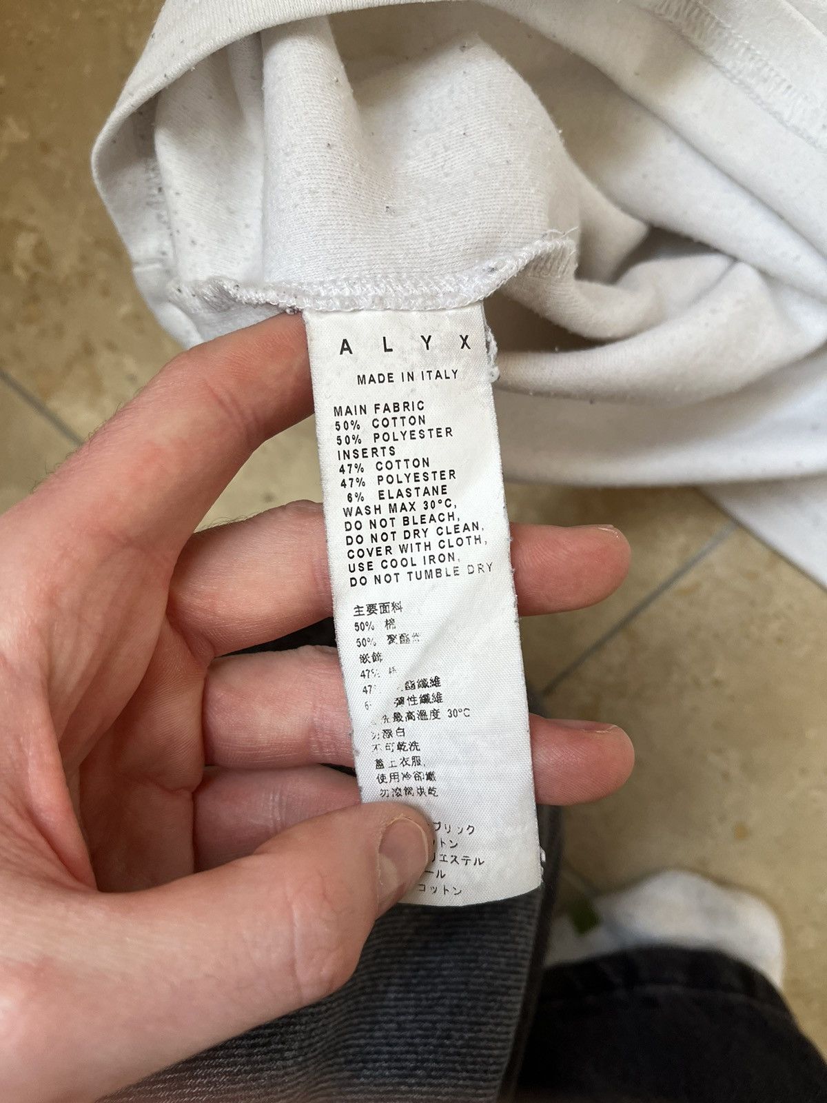 1017 ALYX 9SM × Alyx Alyx Studio White Cigarette T-Shirt / “Belief in Nothing” Size US M / EU 48-50 / 2 - 5 Thumbnail