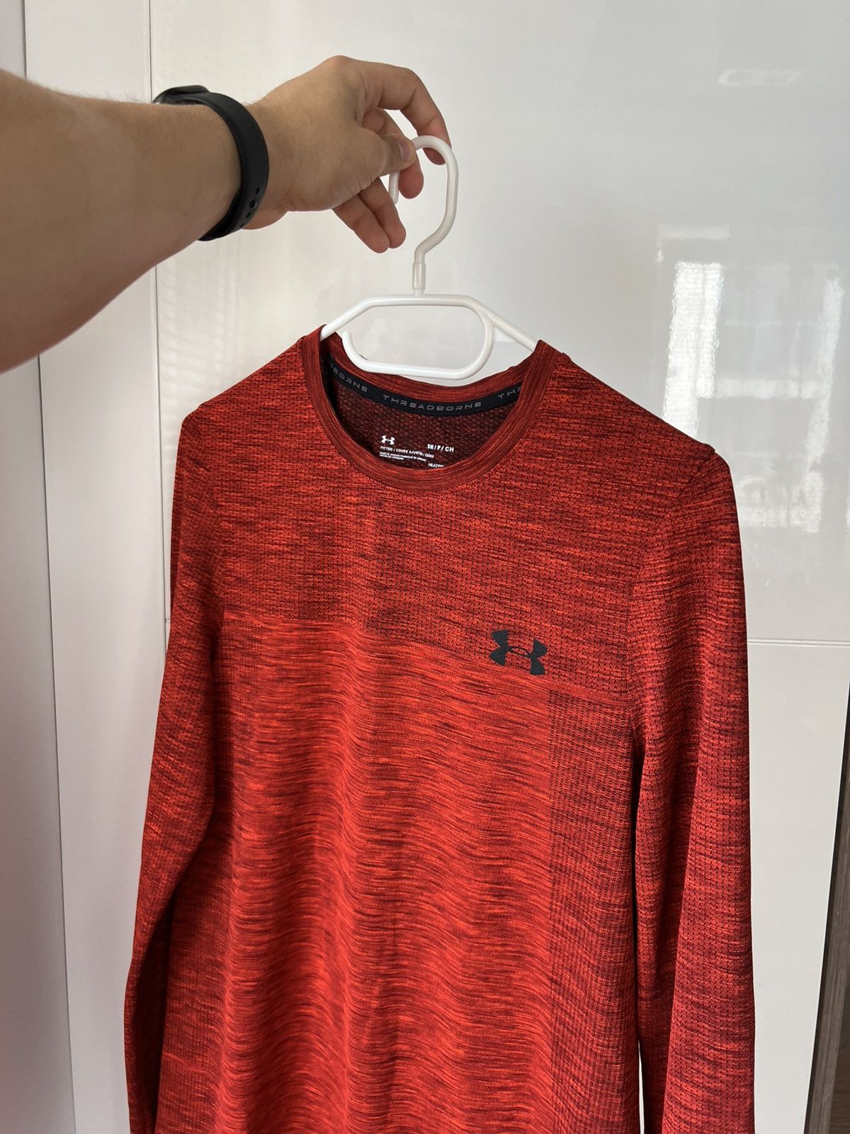 Under Armour Under Armour Threadborne Heatgear Fit Onyx Long Sleeve Tee Size US S / EU 44-46 / 1 - 3 Thumbnail