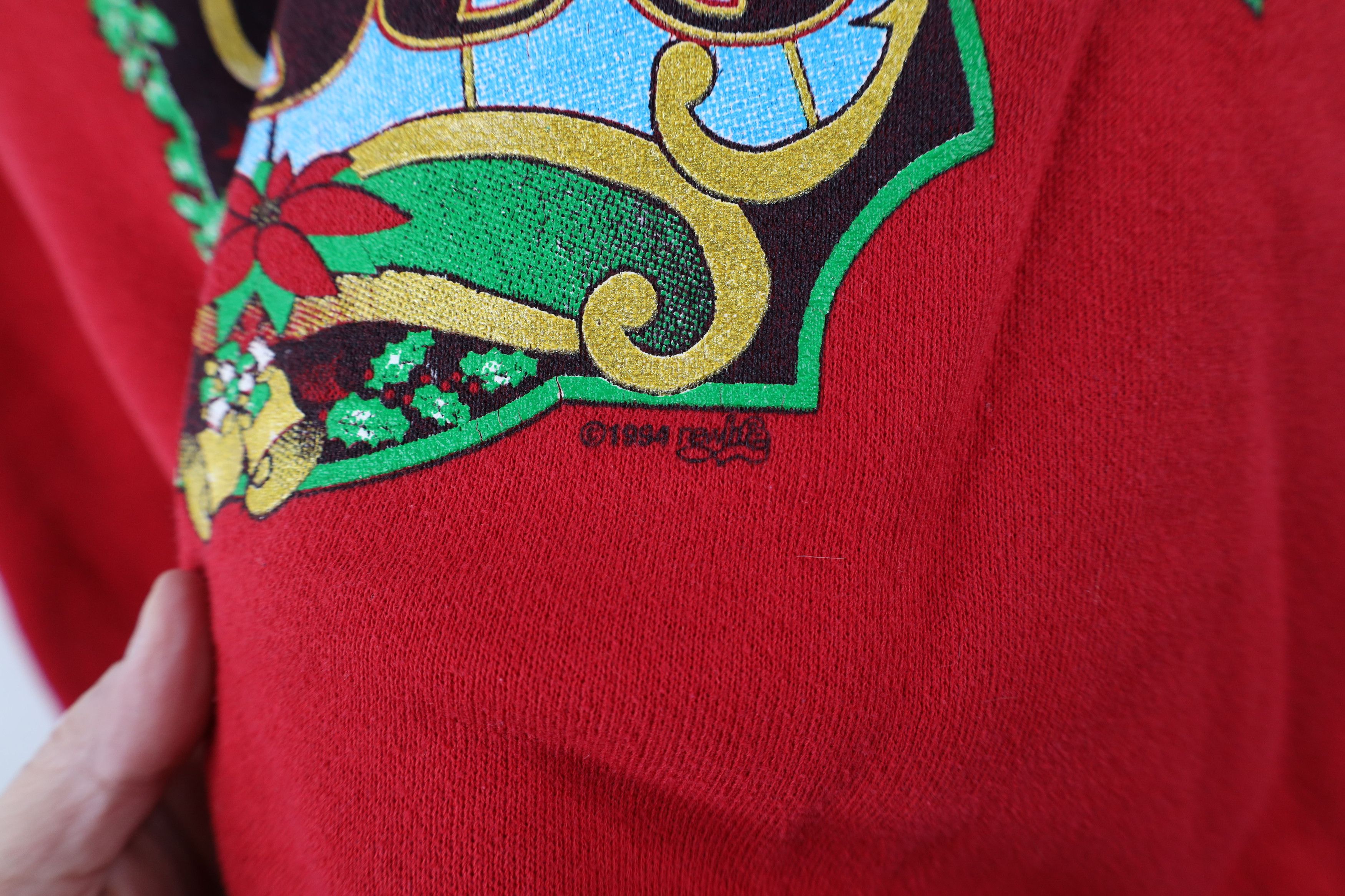 Vintage Vintage 90s Streetwear Jesus Christmas Crewneck Sweatshirt Size M / US 6-8 / IT 42-44 - 5 Thumbnail