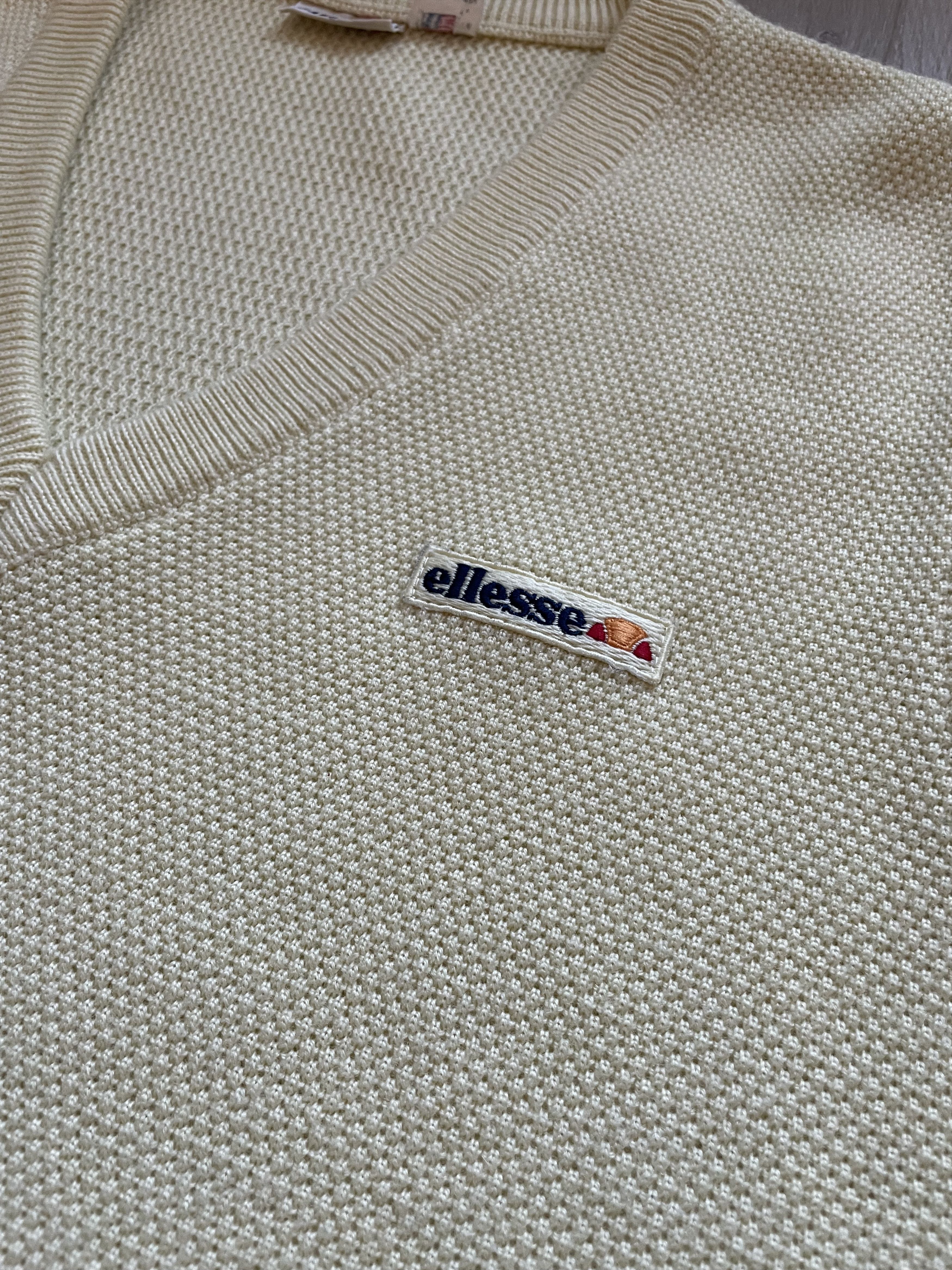 Ellesse Ellesse Vintage Knit Vest 80s Size US M / EU 48-50 / 2 - 3 Thumbnail