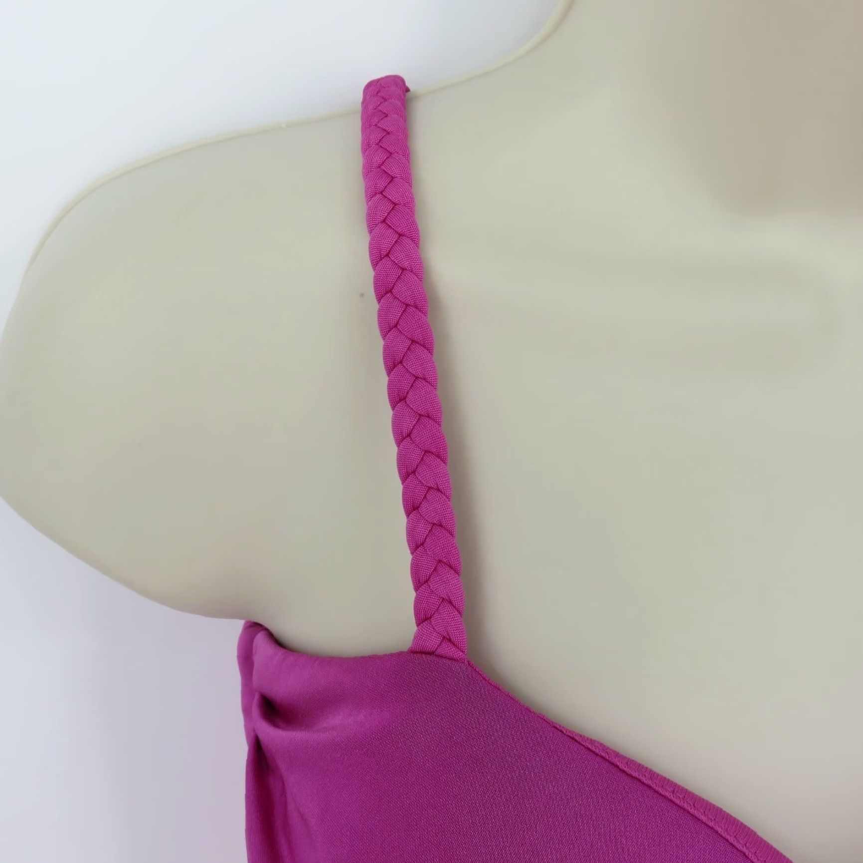 Twisted X VINTAGE Bisou Bisou Women 4 Purple Gradient Twisted Strap Sweetheart Dress Y2K 2000s VTG Dress Womens 4 Purple Size S / US 4 / IT 40 - 3 Thumbnail