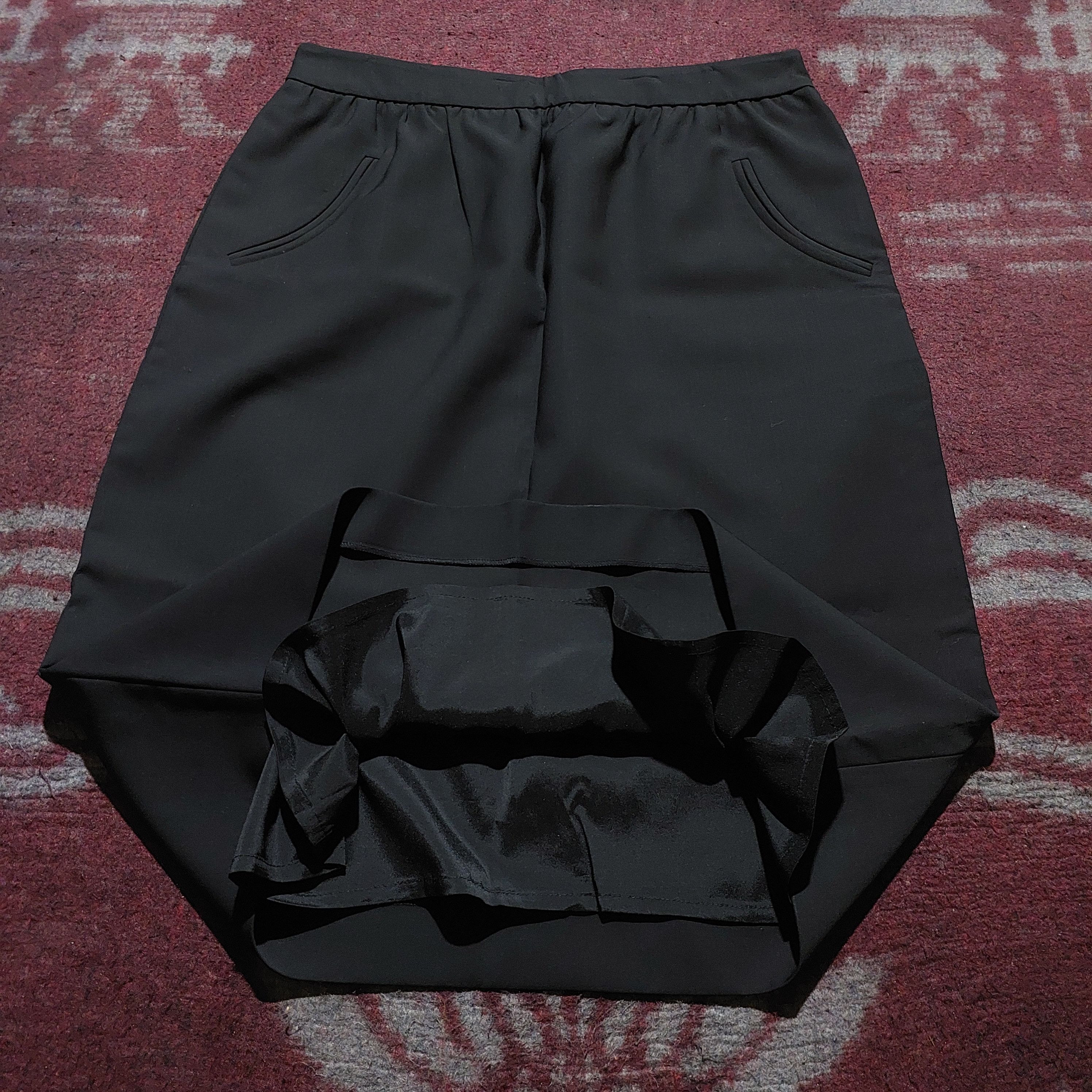 Jil Sander Jil sander nylon black midi skirt Size 30" / US 8 / IT 44 - 7 Thumbnail