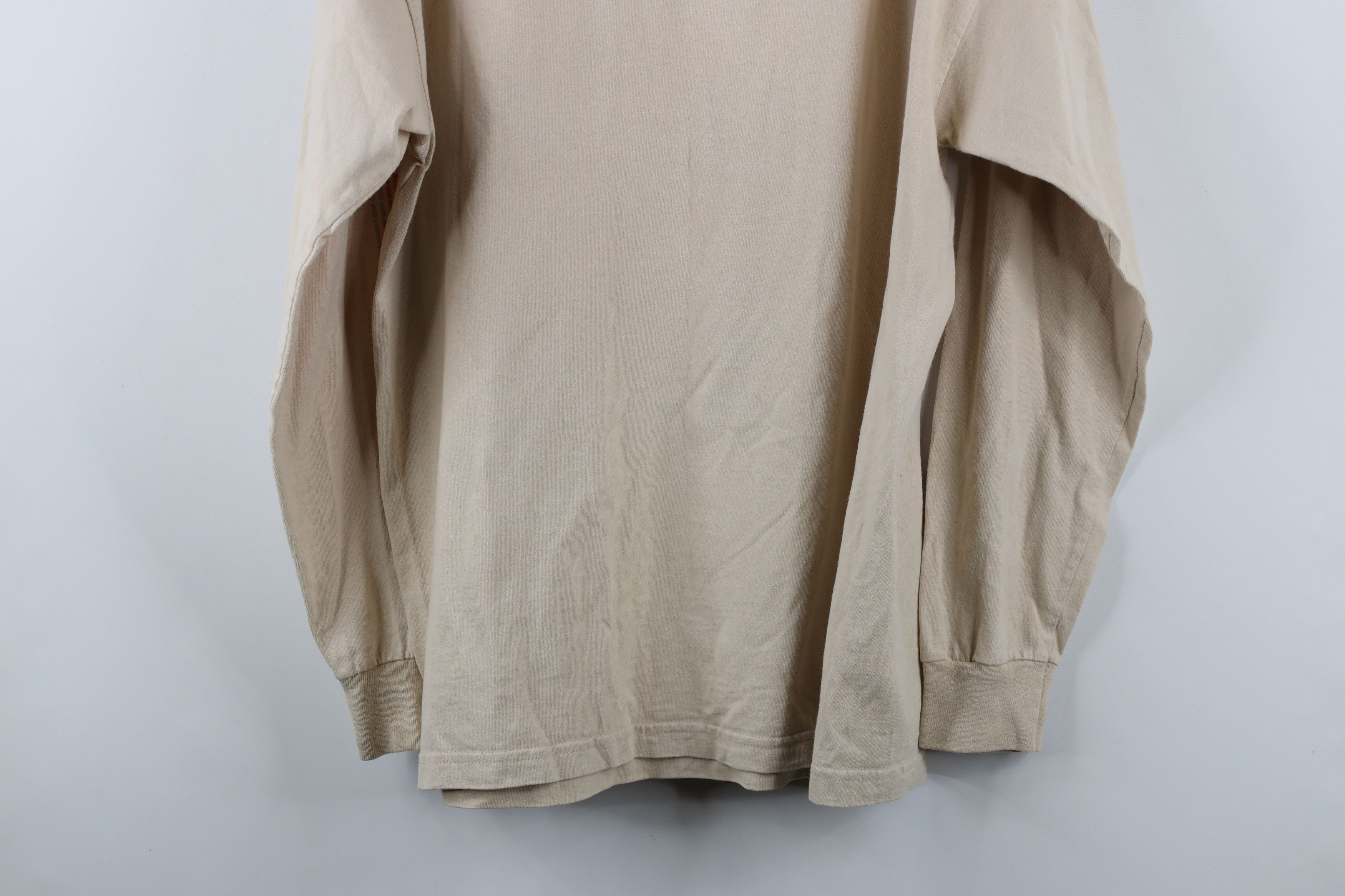 Vintage Vintage 90s Ohio State University Long Sleeve T-Shirt Beige Size US L / EU 52-54 / 3 - 13 Thumbnail