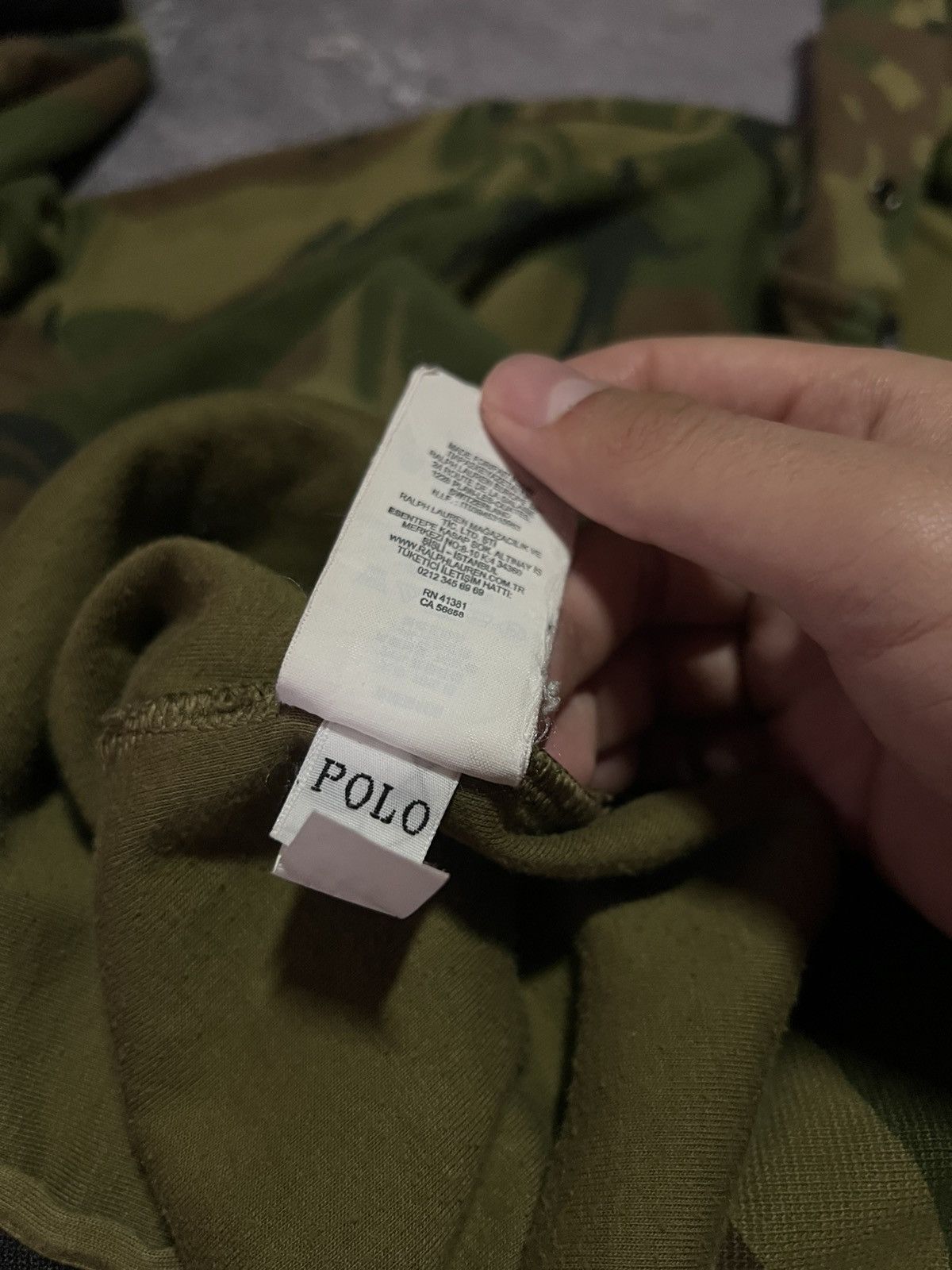Ralph Lauren Vintage 90s Polo Ralph Lauren Camo Zip-hoodie Streetwear Size US M / EU 48-50 / 2 - 7 Thumbnail