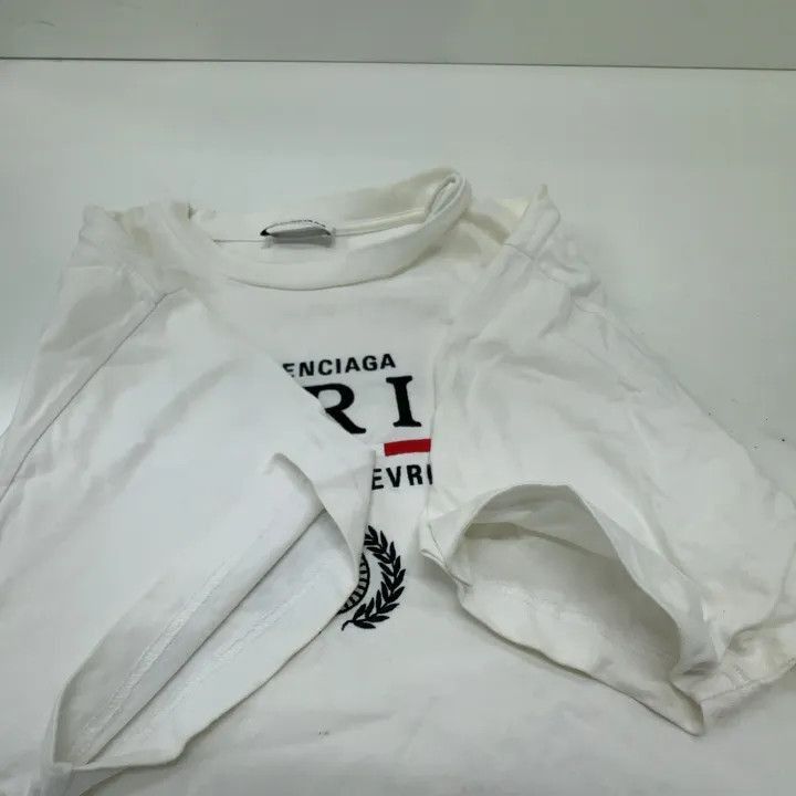 Other Balenciaga Logo Print Short Sleeve T-Shirt 0079-2507 Size XS / US 0-2 / IT 36-38 - 7 Thumbnail