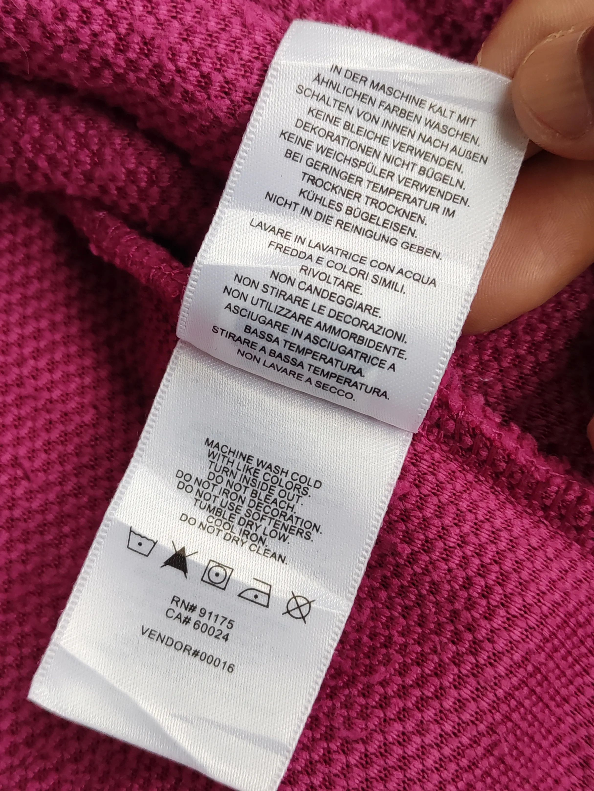 Fila FILA Sherpa Fleece Zip-Up Hoodie Magenta Size US XL / EU 56 / 4 - 10 Thumbnail