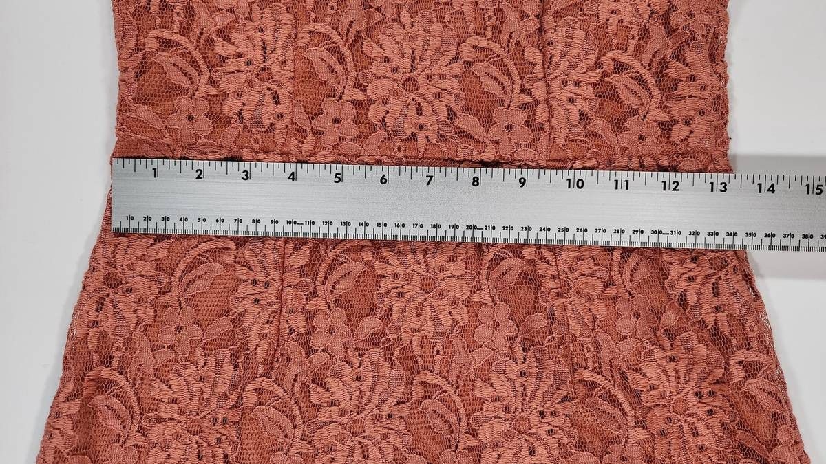 Other Zink London Lace Mini Dress Floral Tie-Neck Flutter Sleeve Size XS / US 0-2 / IT 36-38 - 6 Thumbnail