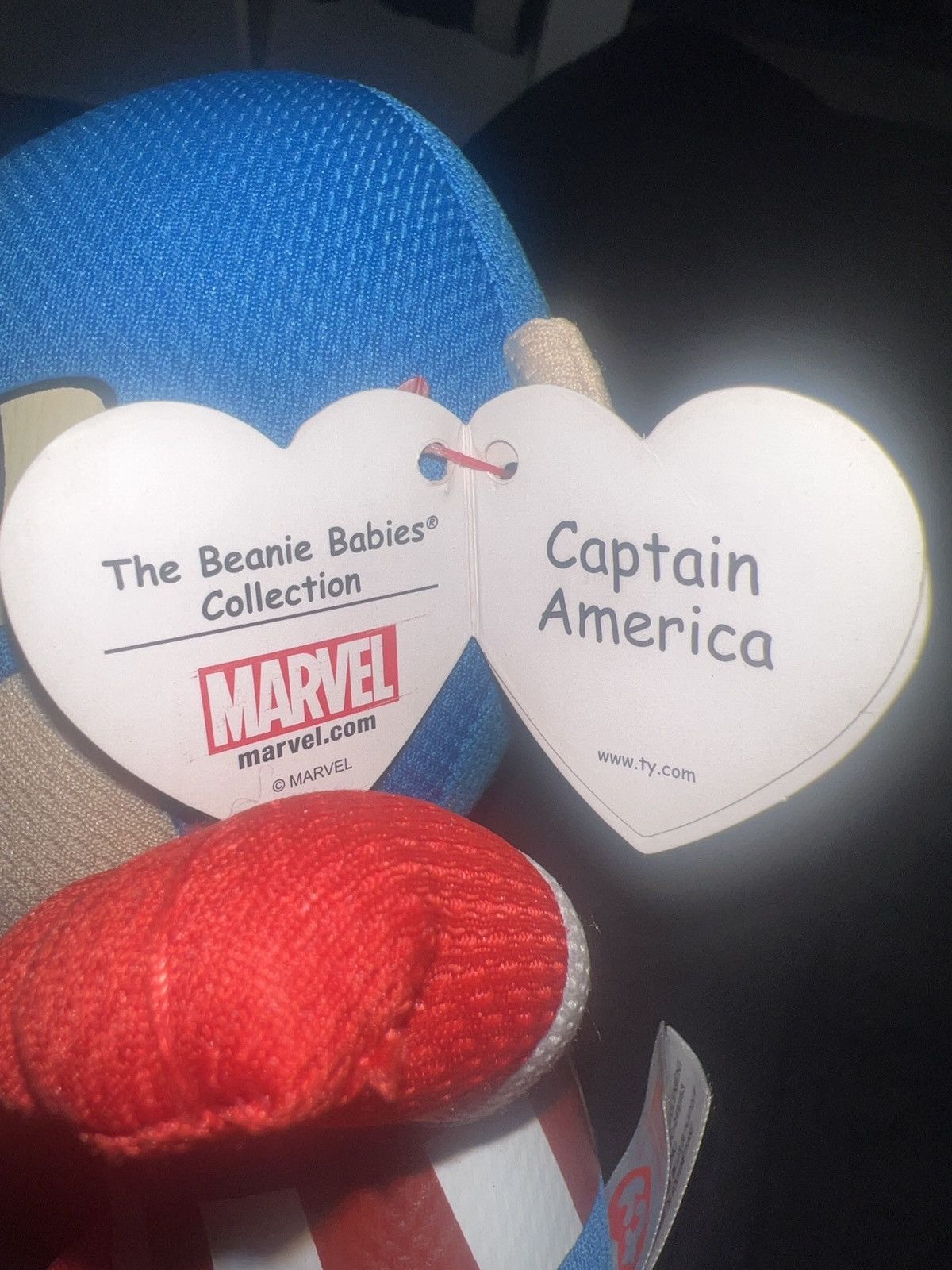 Marvel Comics Marvel Ty Beanie Babies Captain America Size ONE SIZE - 7 Thumbnail