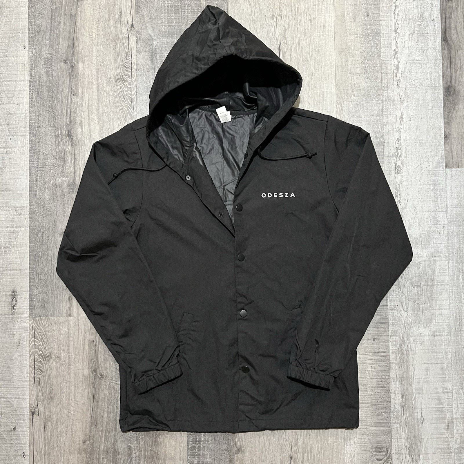 Other Odesza Coaches Snap Jacket Black EDM Hooded Festival Unisex Size US M / EU 48-50 / 2 - 1 Thumbnail