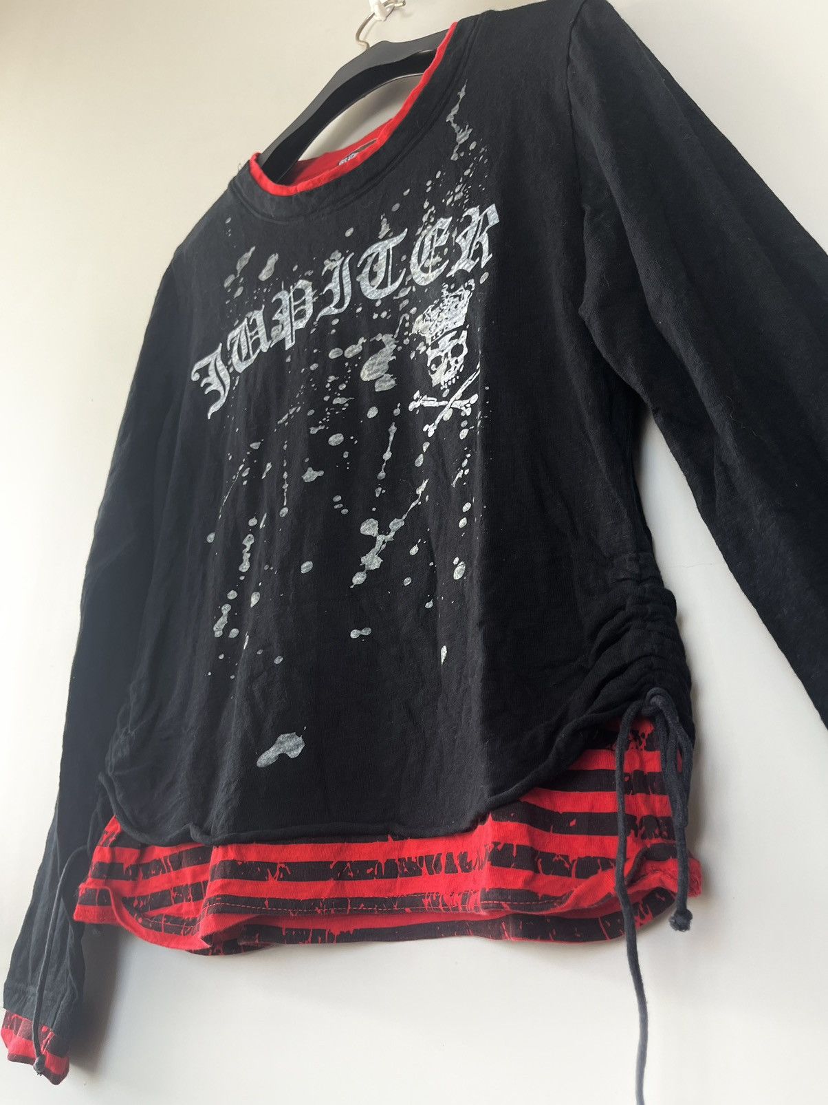 14th Addiction × KMRii × Yasuyuki Ishii JAPANESE NEO STANCE DOUBLE LAYER POEM SKULL GOTHIC PUNK Size US M / EU 48-50 / 2 - 3 Thumbnail