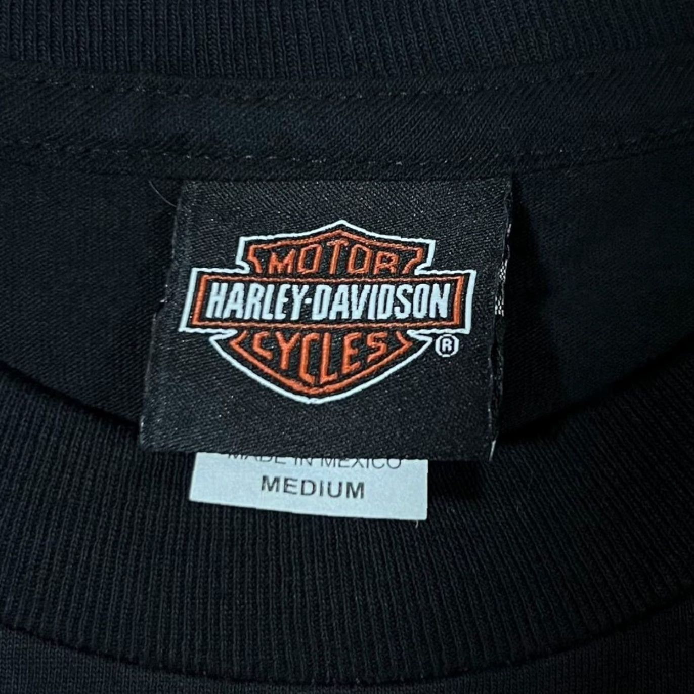 Harley Davidson Harley-Davidson Motorcycles (2015) "Key West Florida" USA Black T-Shirt Medium Mens Graphic Print Front Back Size US M / EU 48-50 / 2 - 3 Thumbnail