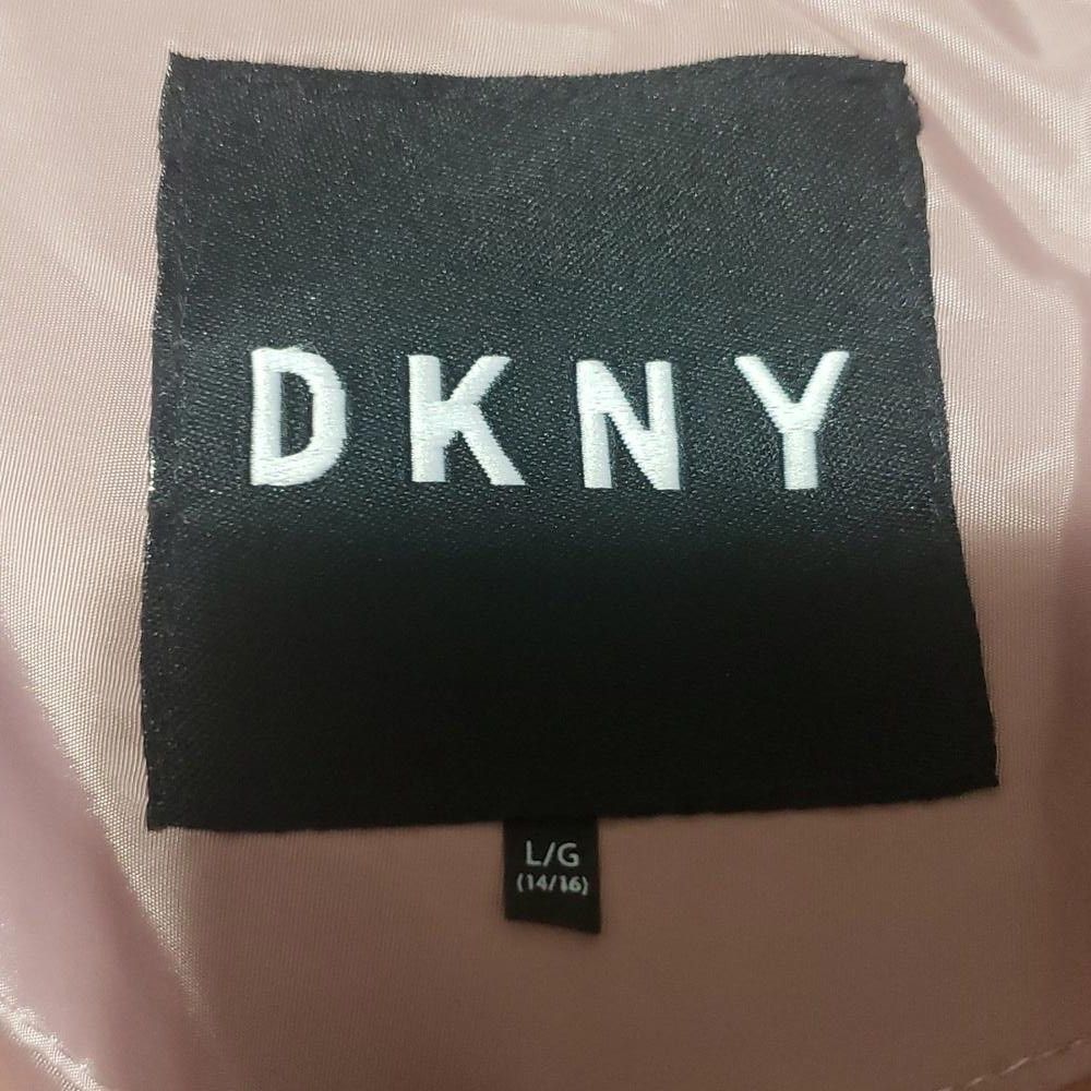 DKNY CT816 DKNY Ladies Pink Champagne Hooded Puffer Jacket L Size L / US 10 / IT 46 - 9 Thumbnail