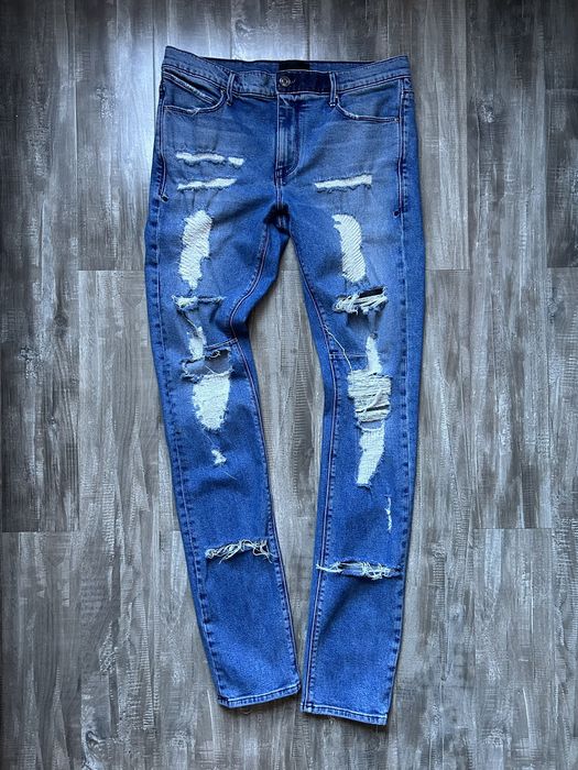 Rta RTA Blue Distressed Denim Jeans | Grailed