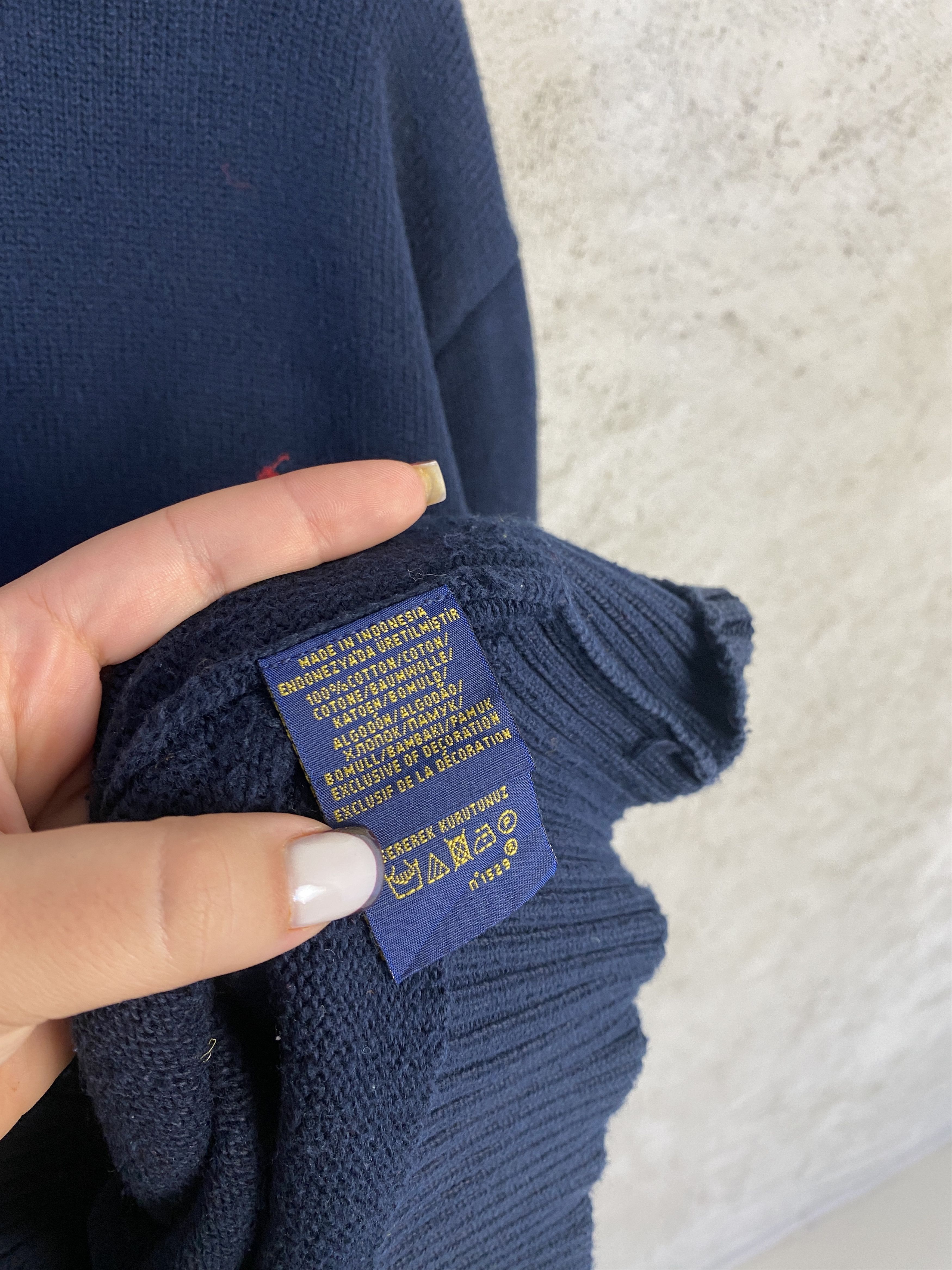 Polo Ralph Lauren Polo Ralph Lauren small pony sweater knitwear Size US XL / EU 56 / 4 - 4 Thumbnail