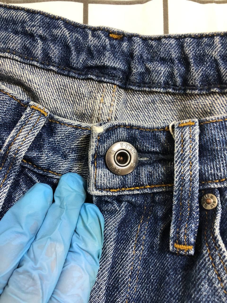 G-Star G Star Raw Jeans Blue Good Condition Size US 26 / EU 42 - 13 Thumbnail