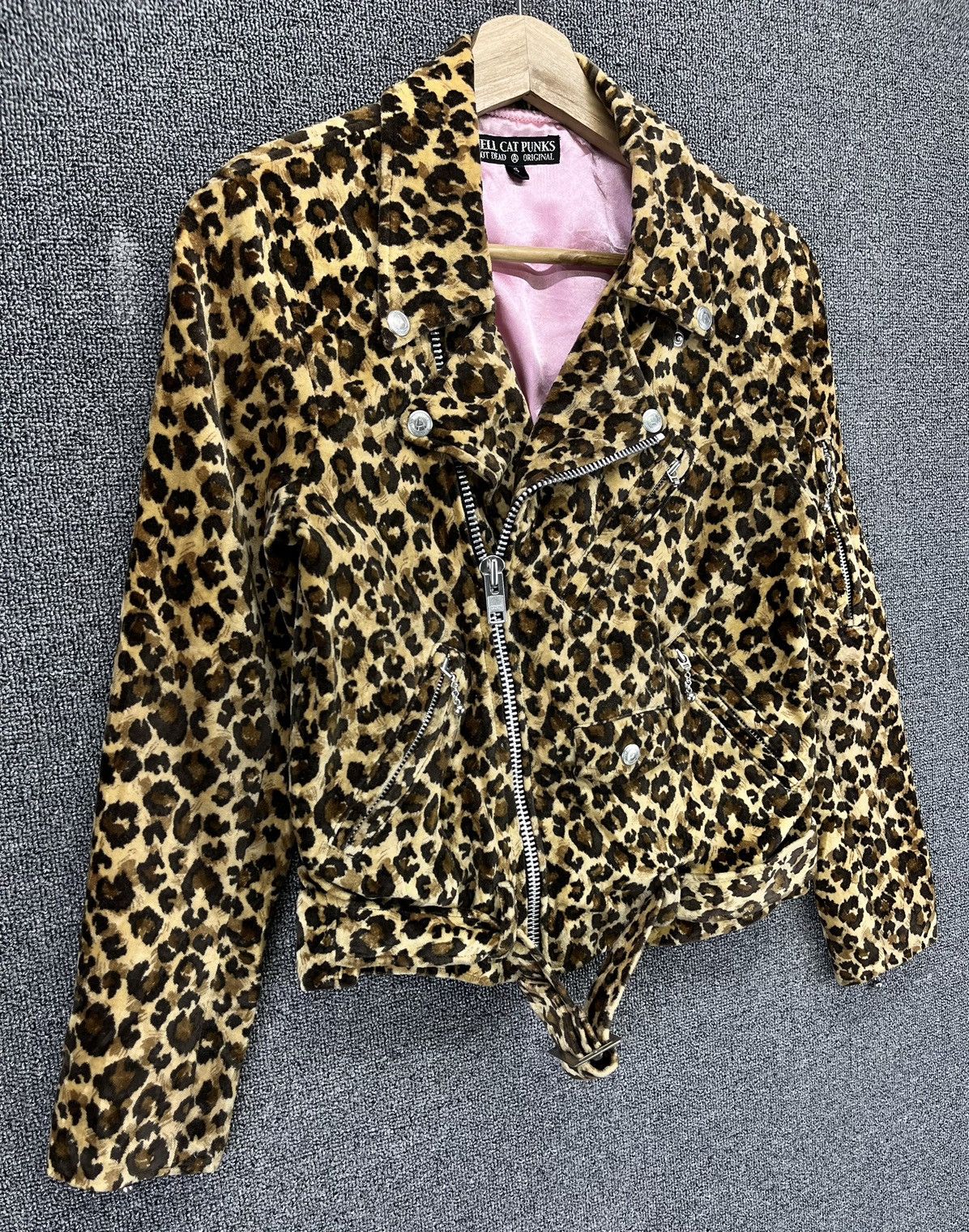Japanese Brand Vintage Hell Cats Punk Not Dead Leopard Jacket Size S / US 4 / IT 40 - 2 Thumbnail