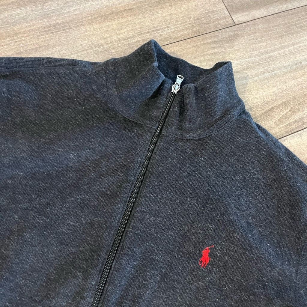 Polo Ralph Lauren Polo Ralph Lauren Grey Athletic Zipup Jacket Men Large Size US L / EU 52-54 / 3 - 2 Thumbnail