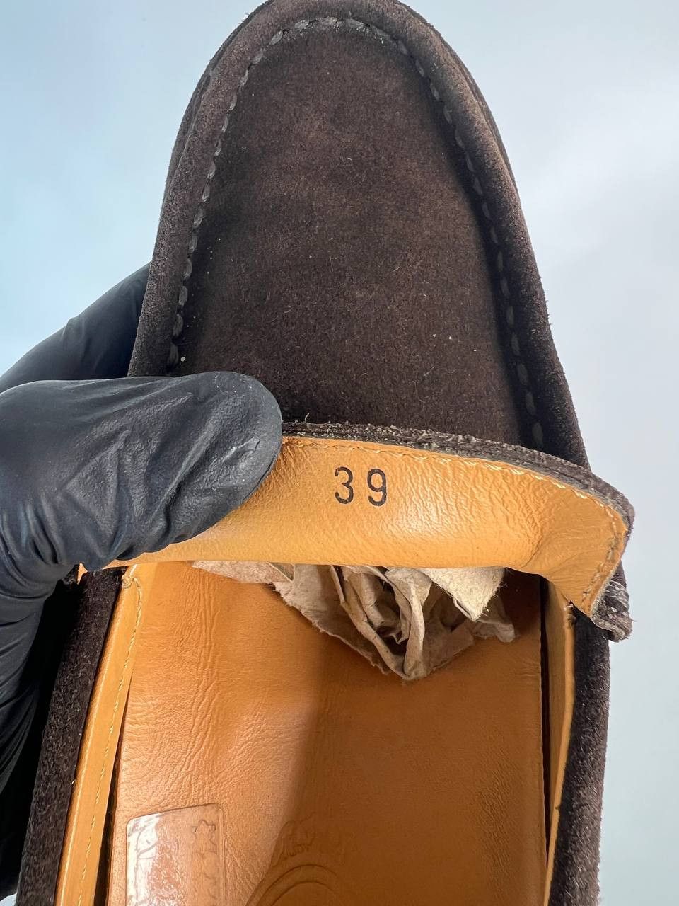 Tod's × Vintage Tods Damen Halbschuhe Ballerina Slipper Sehr Gut Karton 38 Size US 7 / IT 37 - 6 Thumbnail