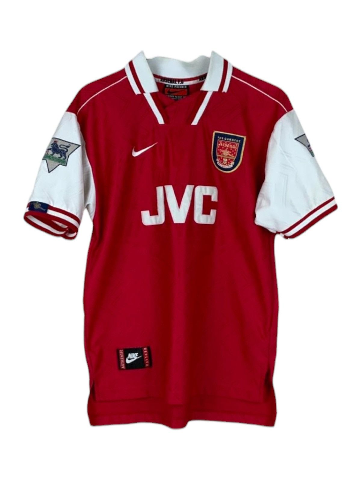 Nike Vintage Arsenal 1994–1996 Nike Home Shirt JVC Sponsor Size US S / EU 44-46 / 1 - 2 Thumbnail