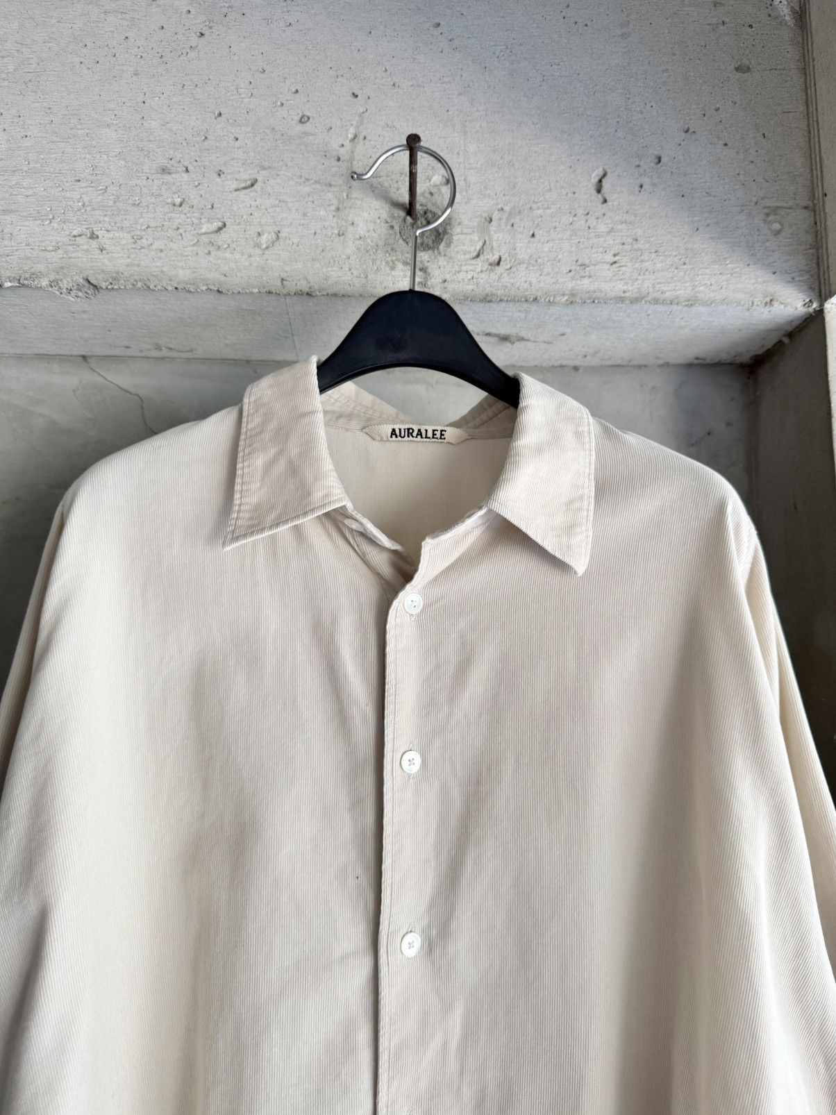 AURALEE 22AW FINX LIGHT CORDUROY SHIRT