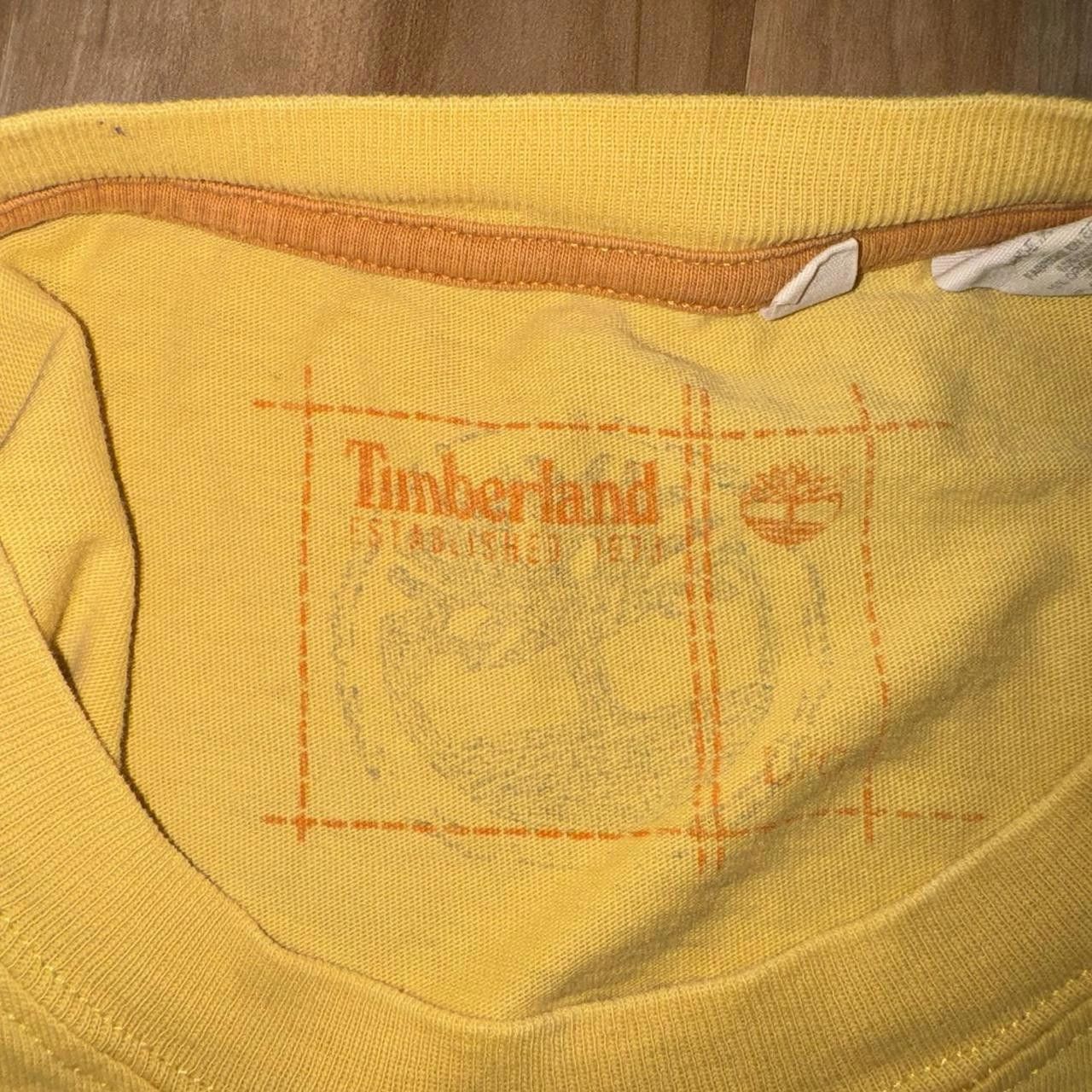Timberland Vintage Timberland yellow and red t shirt Size US L / EU 52-54 / 3 - 3 Thumbnail
