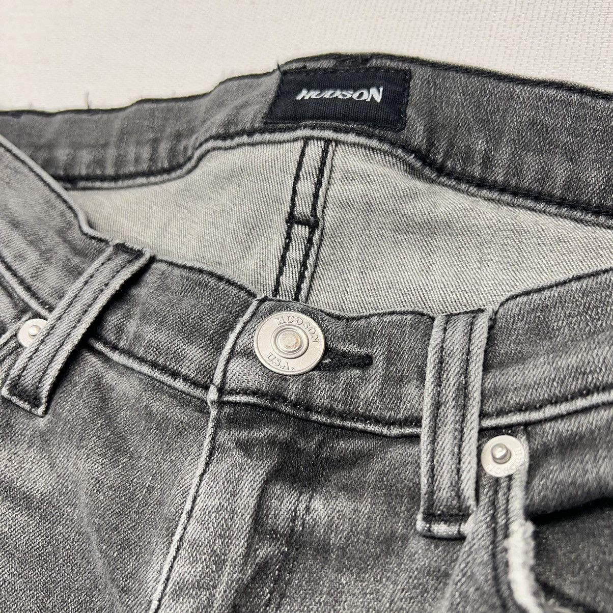 Hudson Hudson Jeans Grey Nico Mid Rise Super Skinny Denim Washed Size 28" / US 6 / IT 42 - 5 Thumbnail