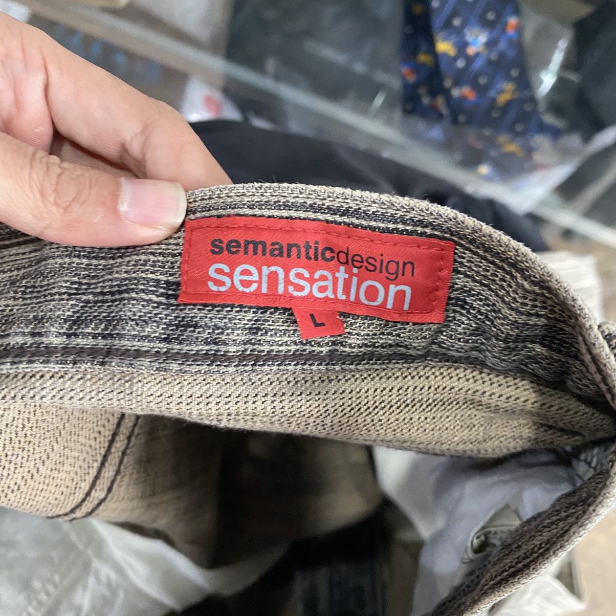 semanticdesign Semanticdesign Japanese Brand Hickory Stripe Denim Jeans Size US 30 / EU 46 - 15 Thumbnail