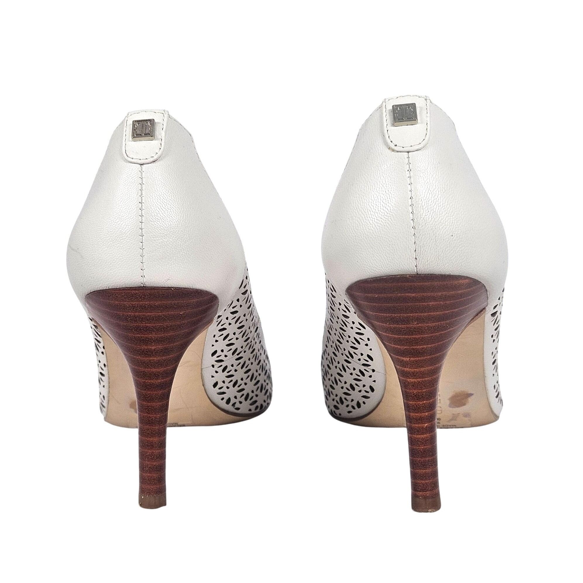 Other Ivanka Trump Comfy Women Ivory Leather High Heel 9M Size US 9 / IT 39 - 4 Thumbnail