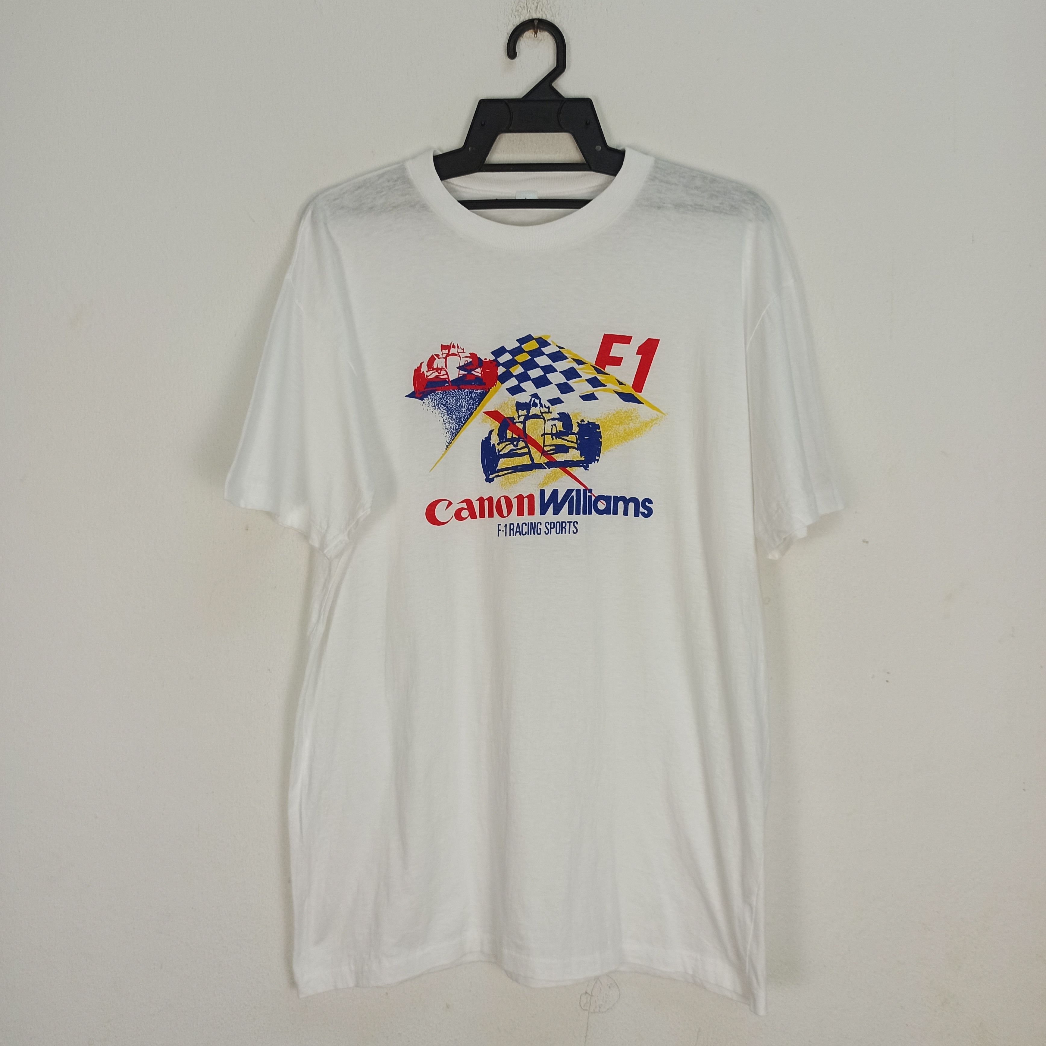 Formula 1 Vintage Asia Canon William F1 Racing Sports Tees Size US L / EU 52-54 / 3 - 1 Thumbnail