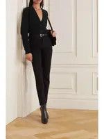 Saint Laurent Paris oc11z1025 Embellished Cashmere Cardigan in Black Size XS / US 0-2 / IT 36-38 - 2 Thumbnail