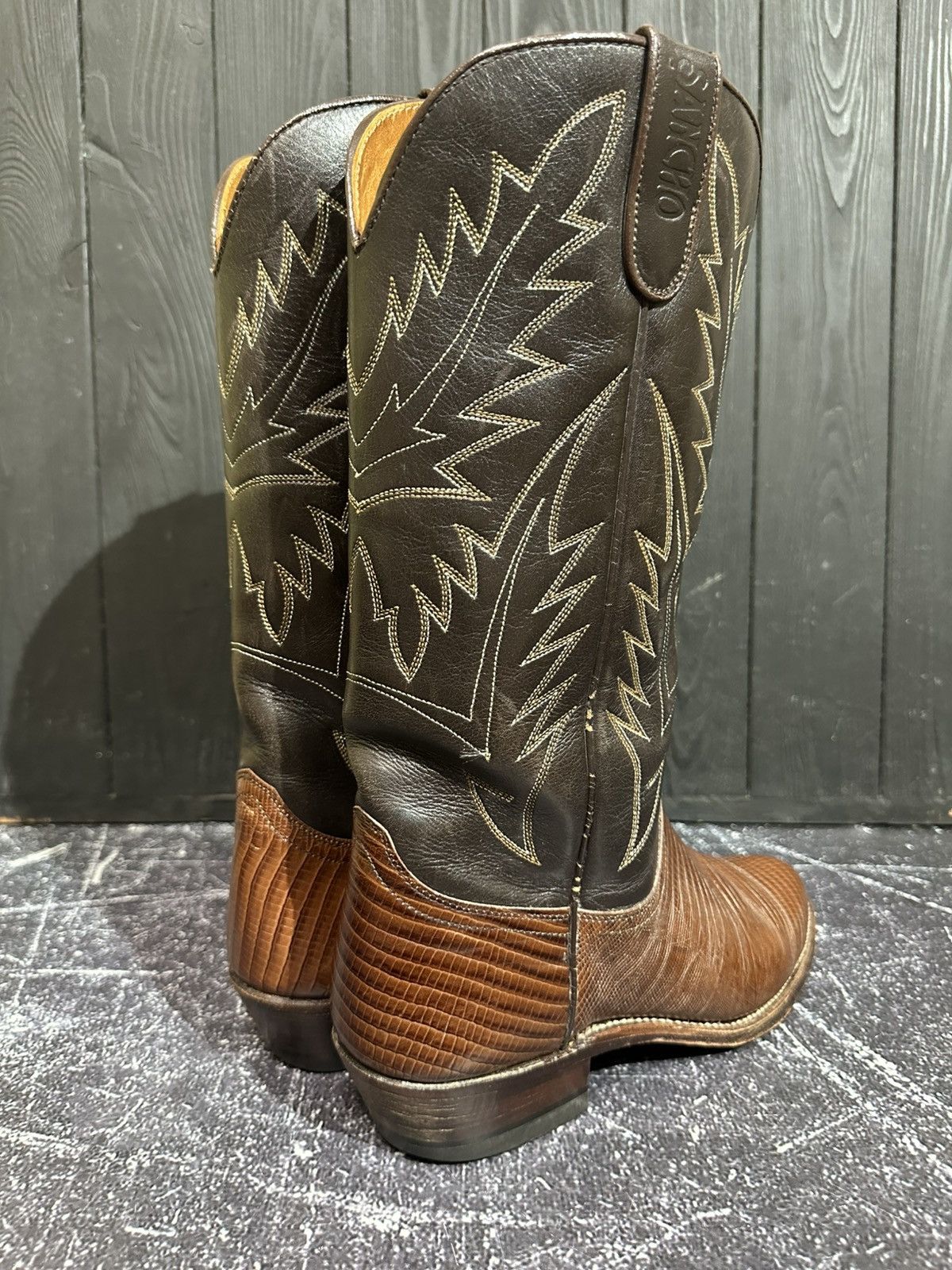 Sancho Boots Sancho Cowboy Brown Leather Boots Size 39 Size US 9 / IT 39 - 9 Thumbnail