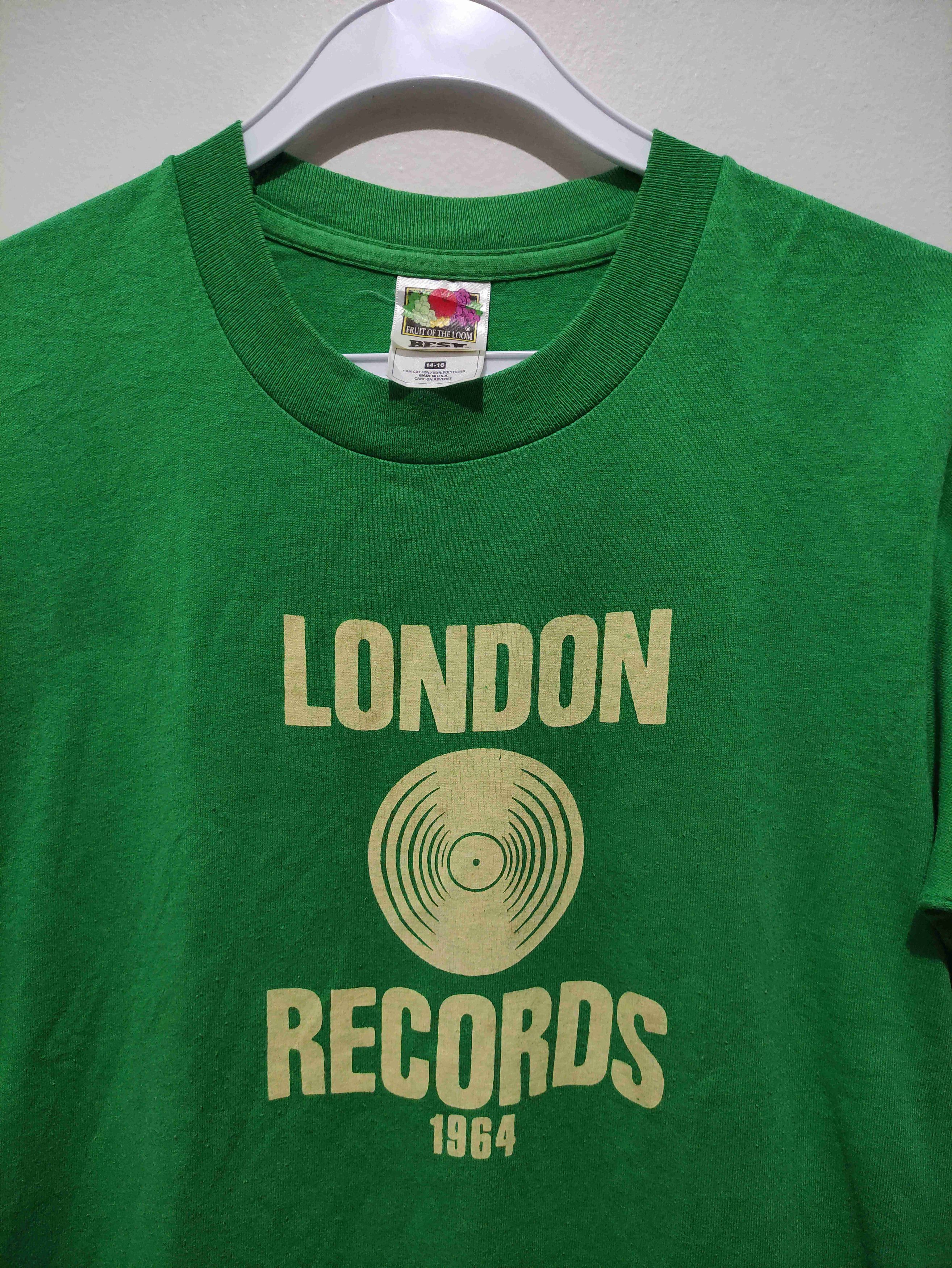 Band Tees Vintage London Records Shirt Size US S / EU 44-46 / 1 - 3 Thumbnail