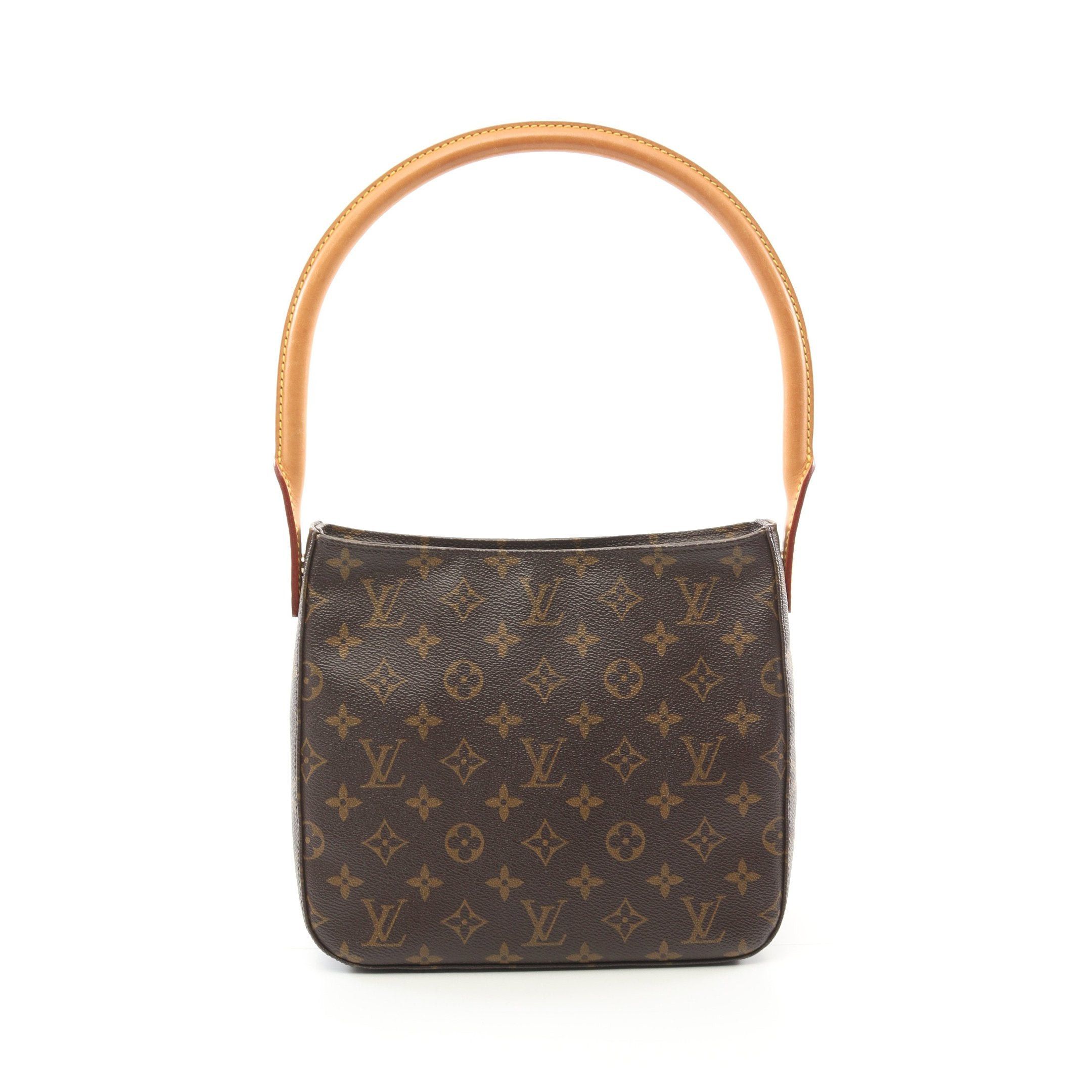 Louis Vuitton Louis Vuitton Looping Mm Monogram Shoulder Bag Leather Brown Size ONE SIZE - 1 Thumbnail