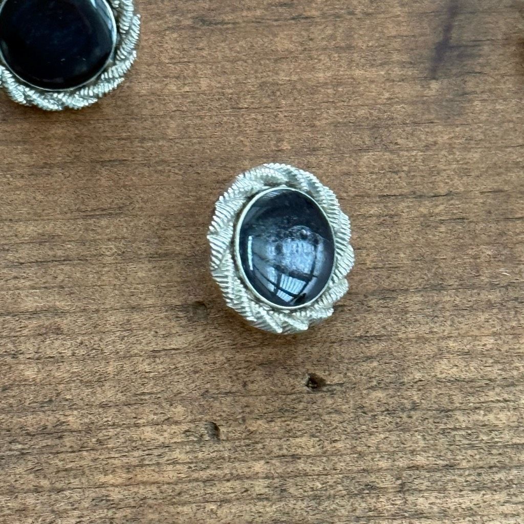 Ungaro Paris 9 Vintage Ungaro Midnight Blue Silver Tone Buttons Size ONE SIZE - 7 Thumbnail