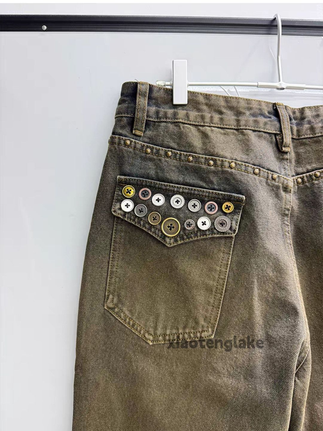 Jean ltx vintage washed faded punk grunge hiphop jeans Size US 32 / EU 48 - 2 Thumbnail