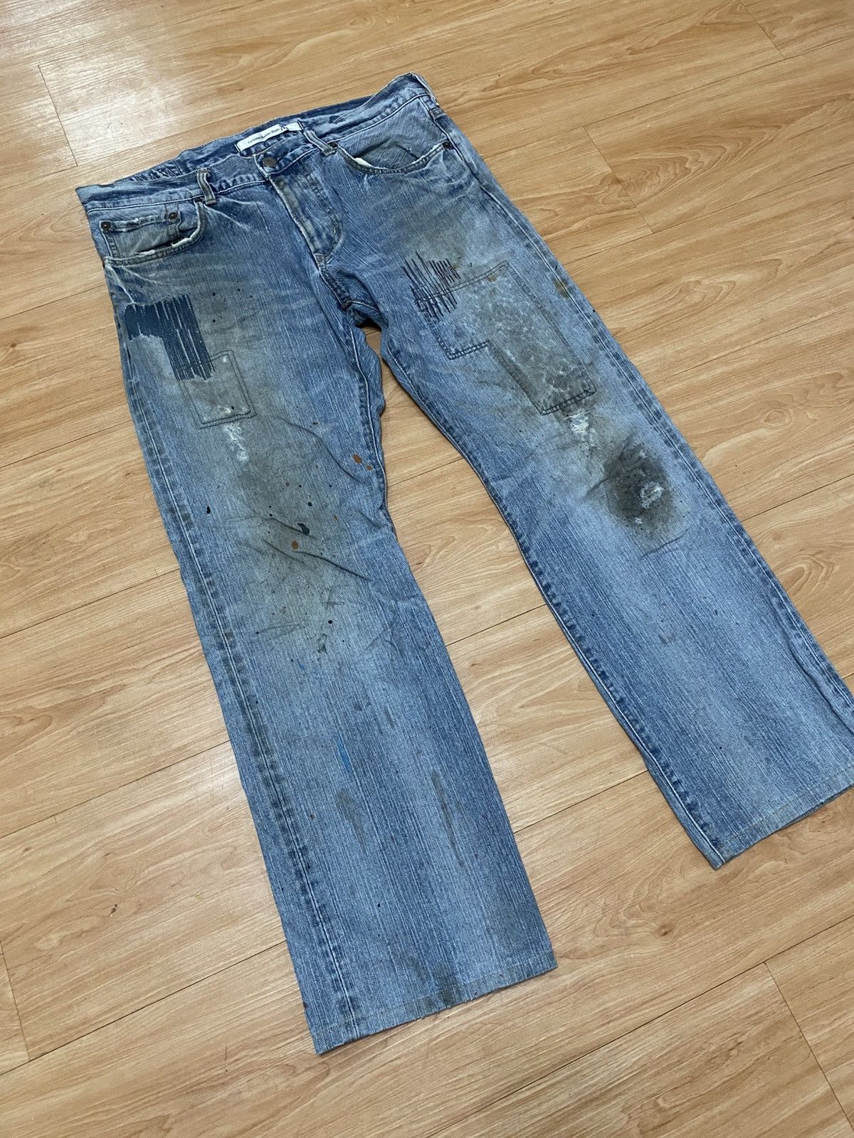 Edwin × Japanese Brand Edwin exclusive vintage model xv distressed style Size US 36 / EU 52 - 2 Thumbnail