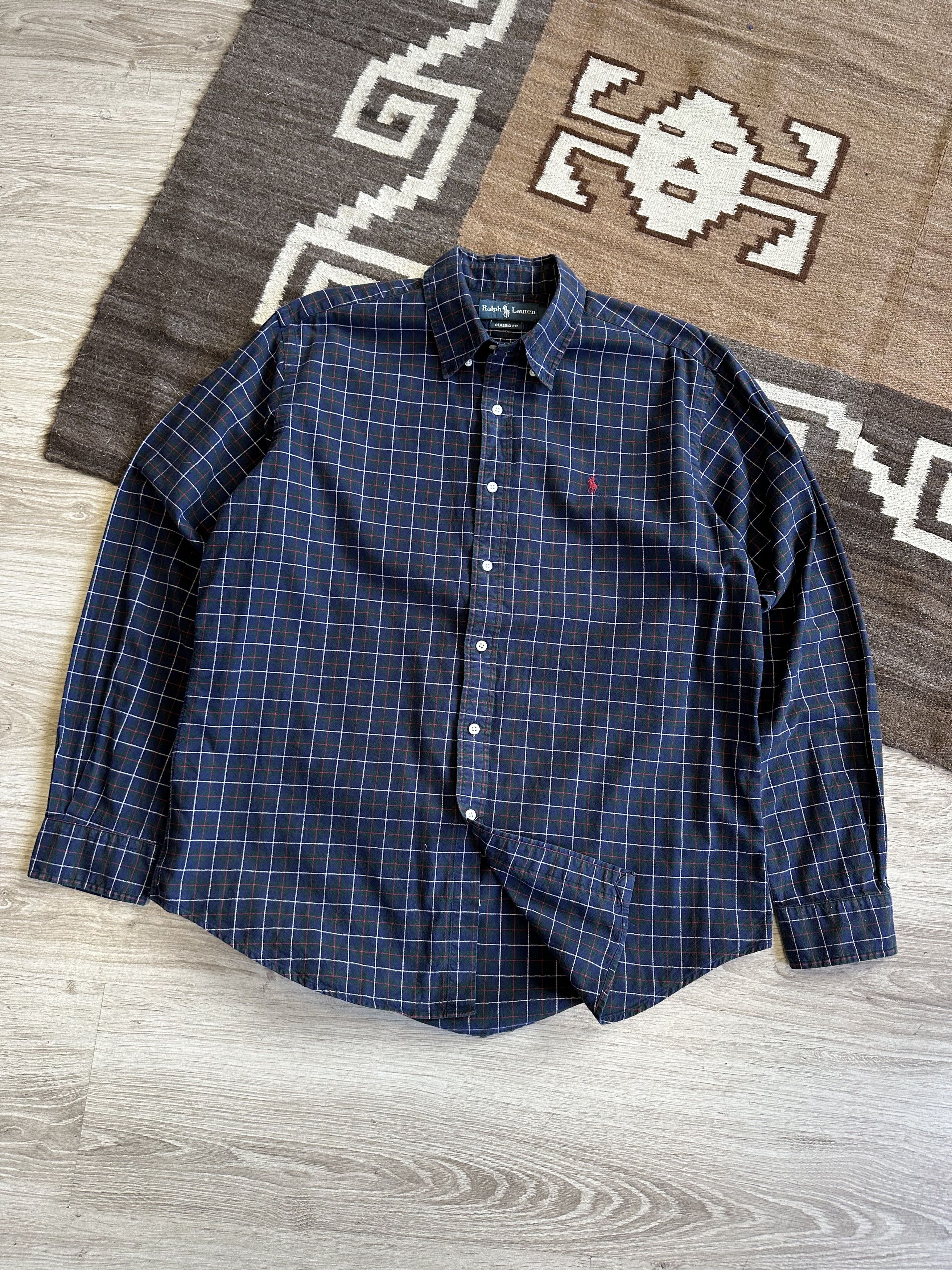 Polo Ralph Lauren Polo Ralph Lauren Vintage Classic Fit Shirt 7020AC Size US L / EU 52-54 / 3 - 1 Thumbnail