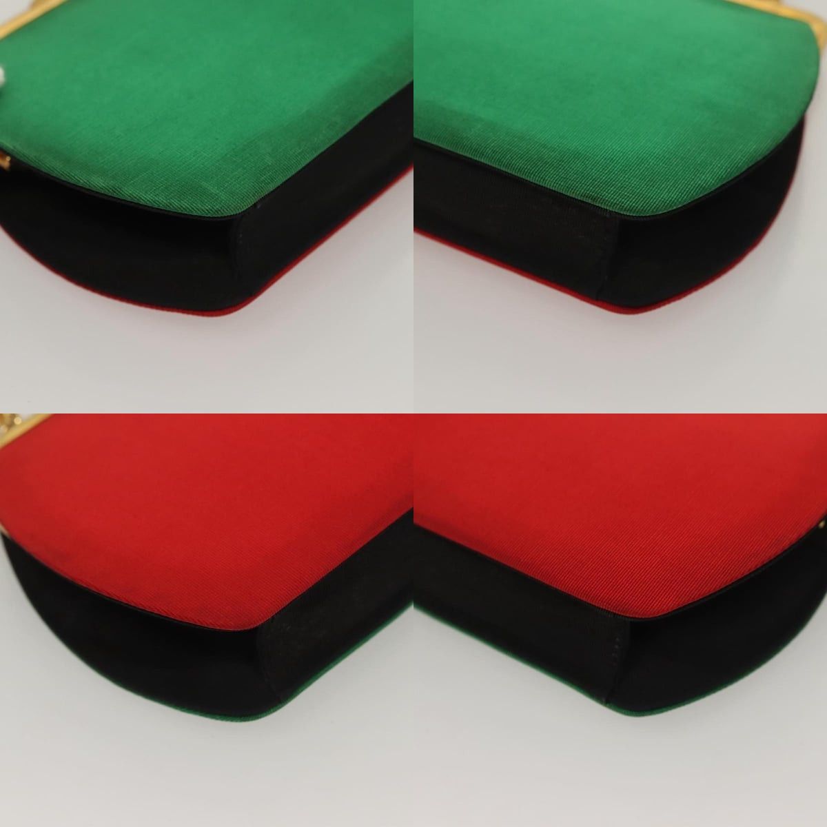 Fendi FENDI Hand Bag Nylon Red Gold Size ONE SIZE - 10 Thumbnail